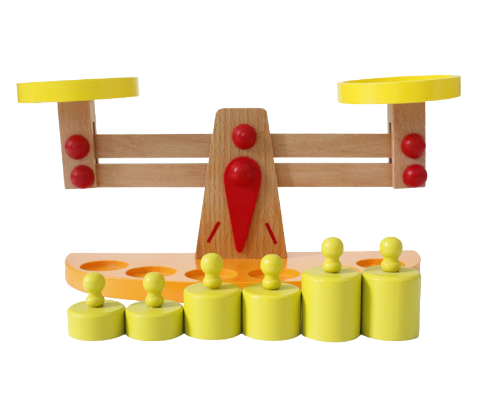 Juego Montessori Balanza Para Niños Y Niñas Desarrolla Habil