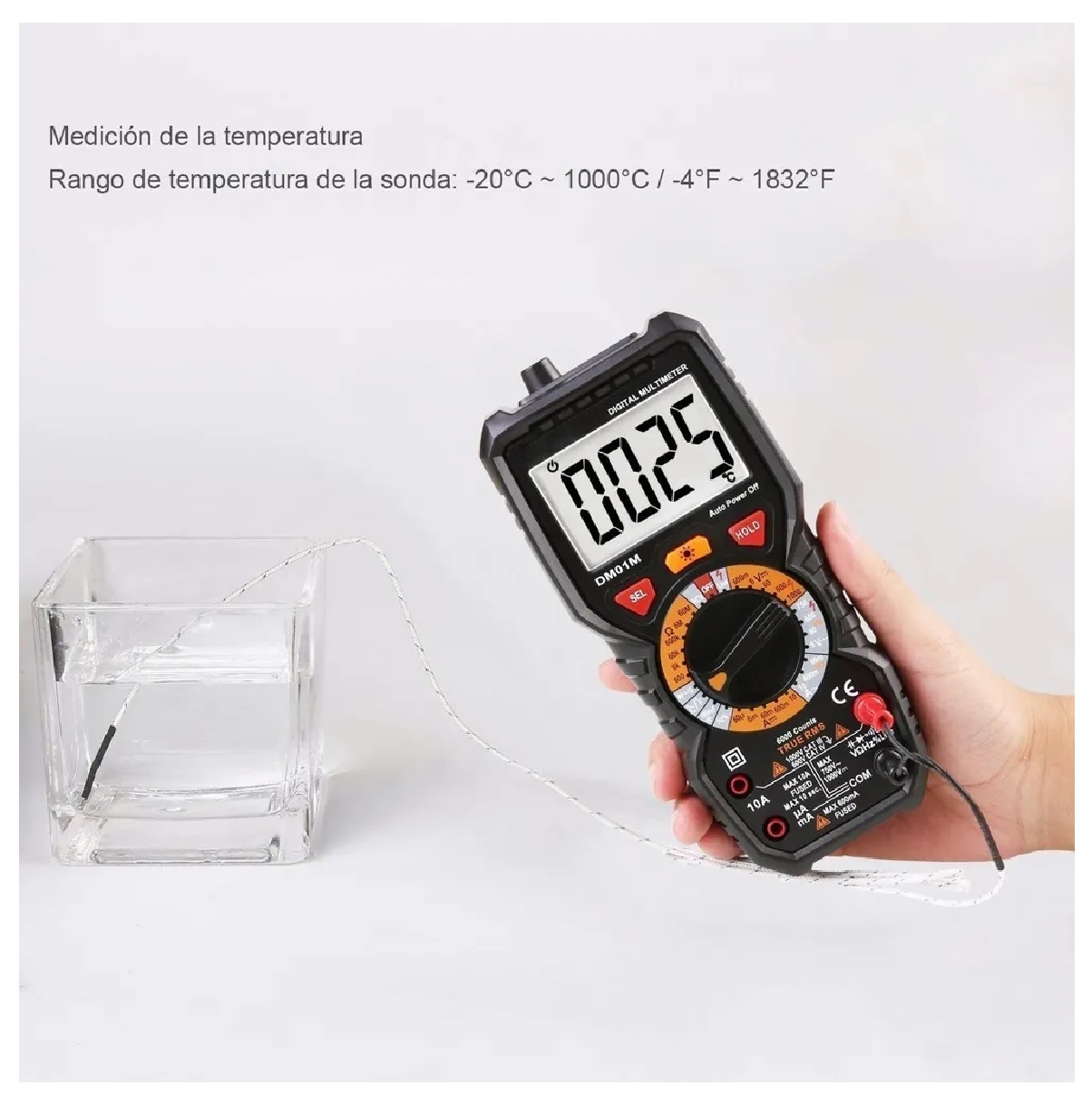 Multimetro Digital Profesional Trms Ncv De 6000 Cuentas Lcd