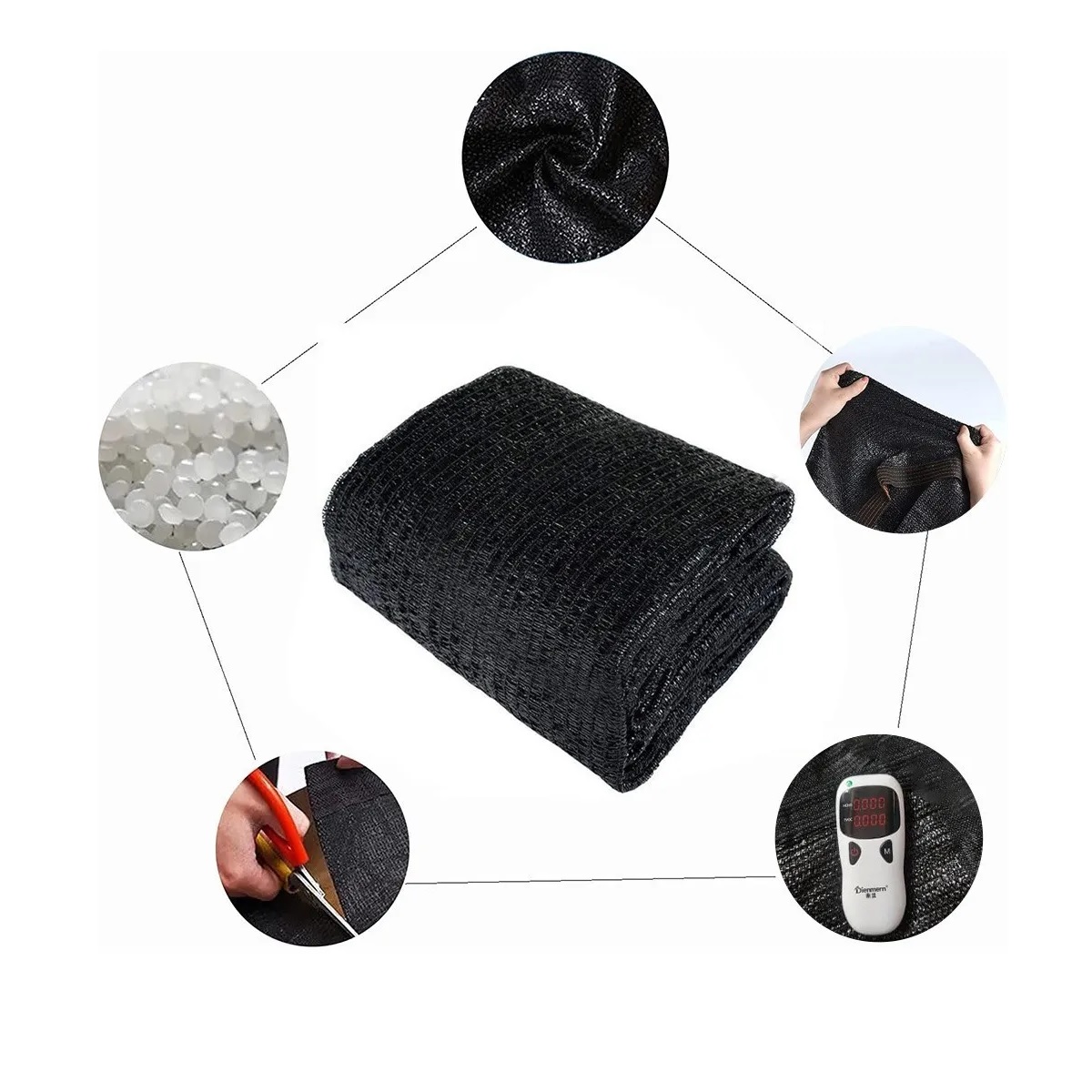 Maya Sombra Negra 70% 4.5x15 Mts 