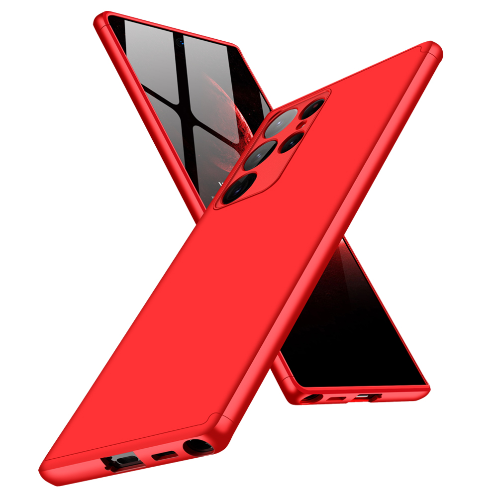 Funda uso Rudo Samsung Galaxy S22 ULTRA Rojo 