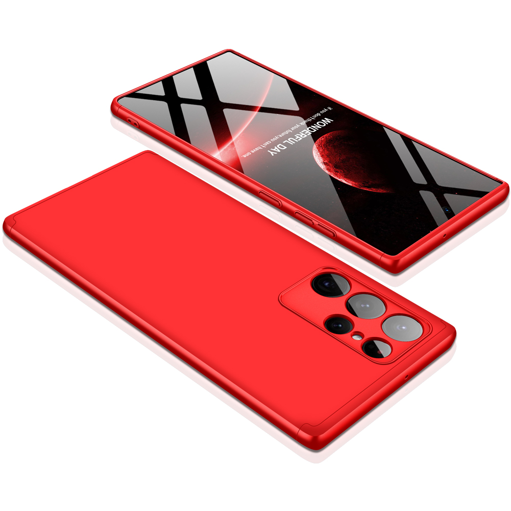 Funda uso Rudo Samsung Galaxy S22 ULTRA Rojo 