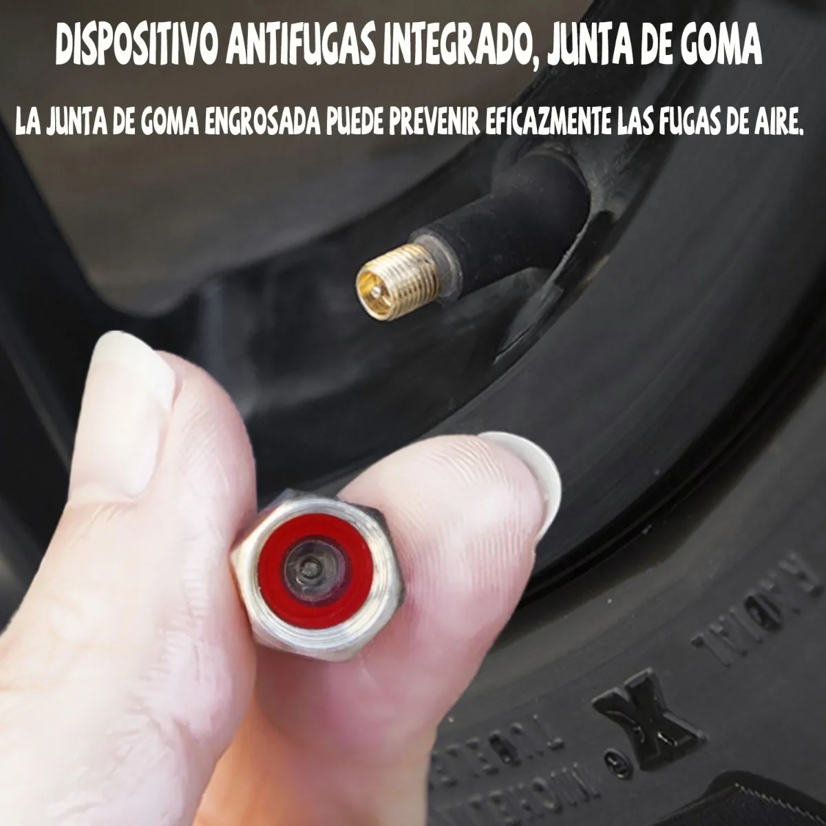Kit Tapones Para Valvula Llanta Aire Volkswagen Antirrobo 4 Pzas