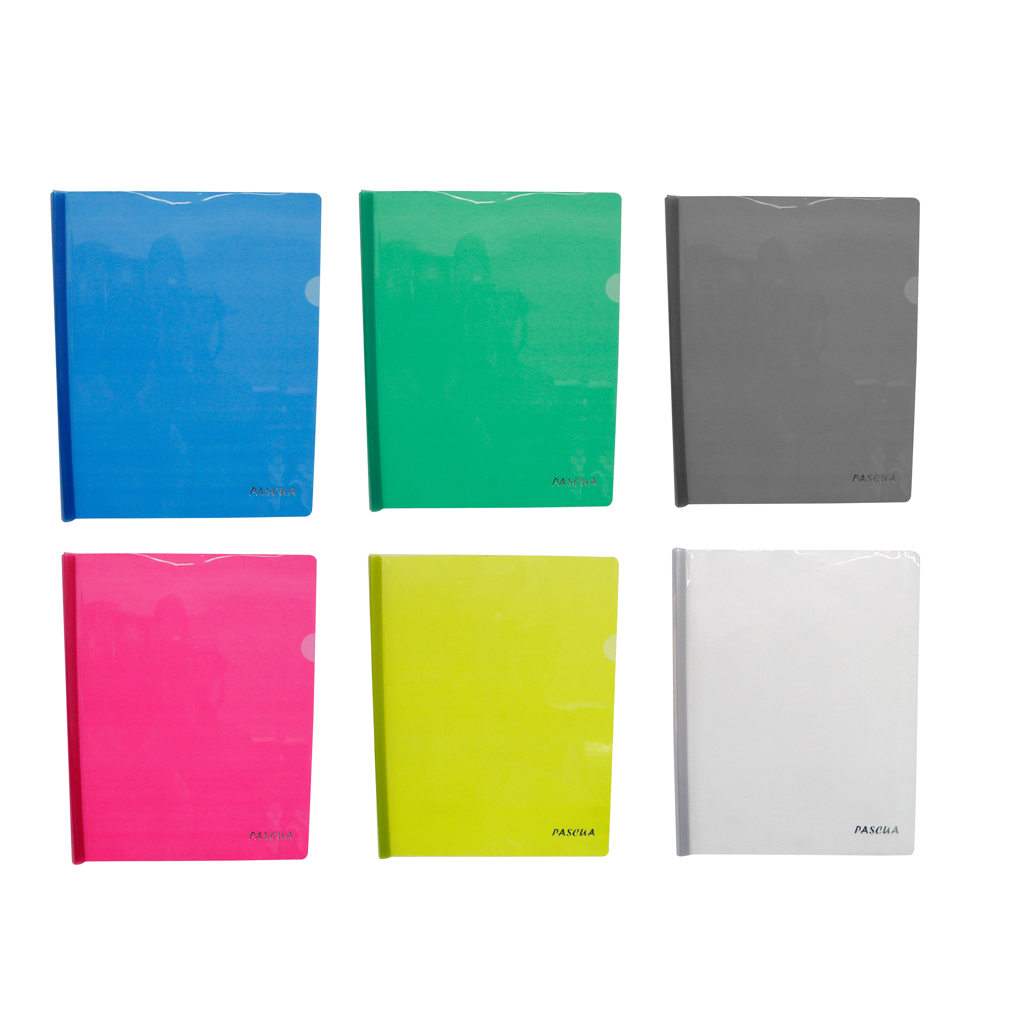 12 FOLDER DE COSTILLA TAMAÑO CARTA CON COSTILLAS DE TRANSLUCIDO O TRANSPARENTE