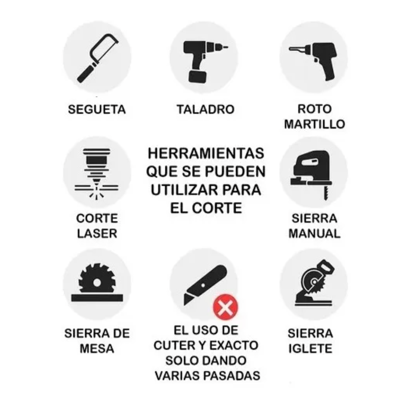 1pz Lamina Hoja De Acrílico Negro 60cmx60cm 3mm Art10611