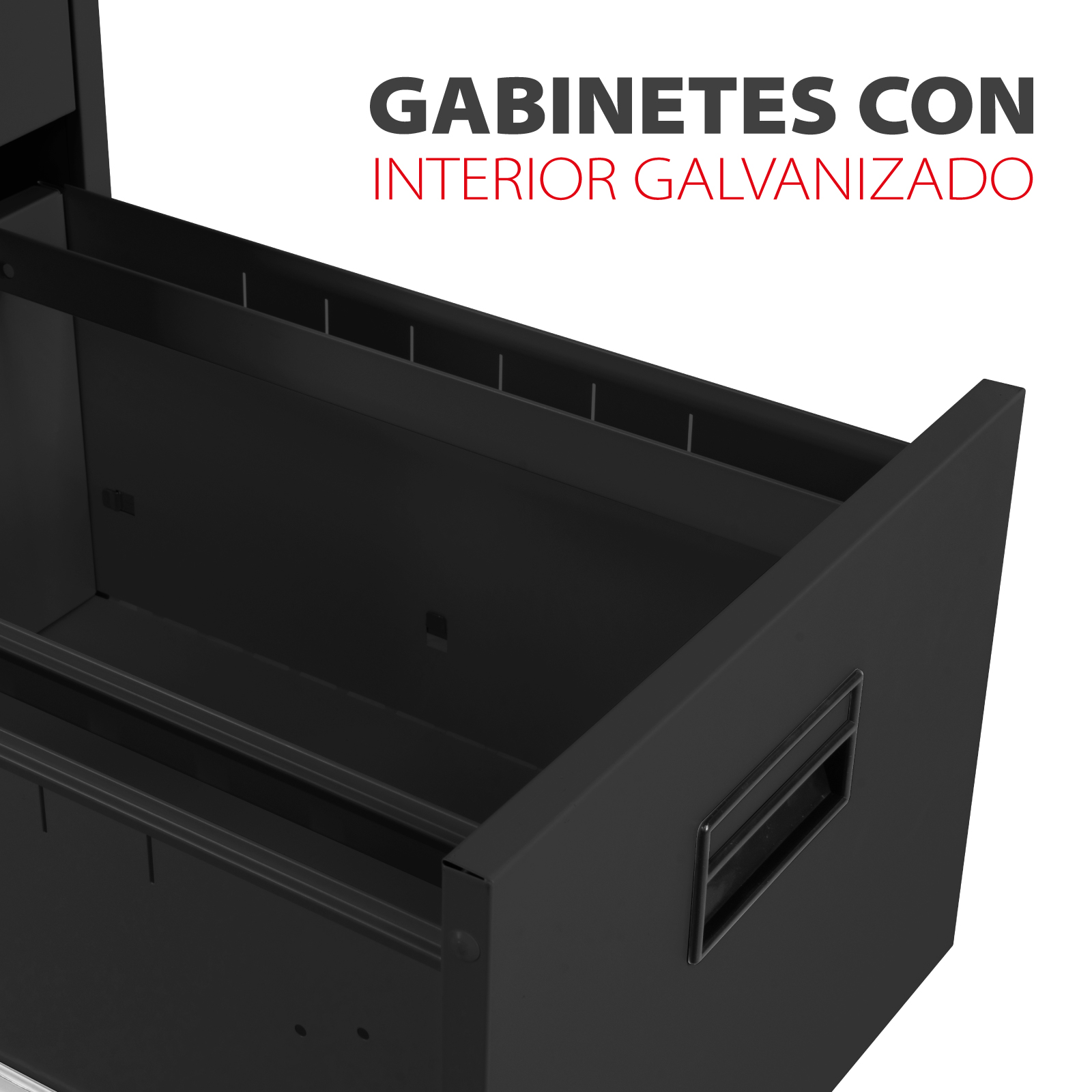 Archivero Vertical Metálico Guardex Con 3 Gavetas Y Anti-Cerraduras Color Negro