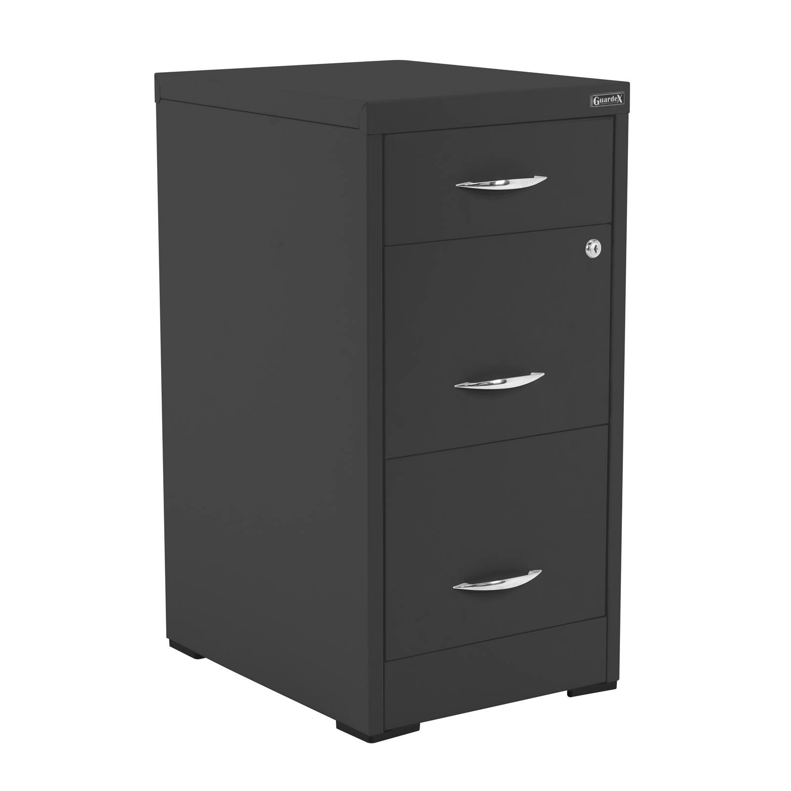 Archivero Vertical Metalico 2+1 Gavetas Tamaño Carta para Oficina, Mueble Organizador de Documentos con CerraduraArchivero metálico de 3 cajones para documentos tamaño carta y oficio.