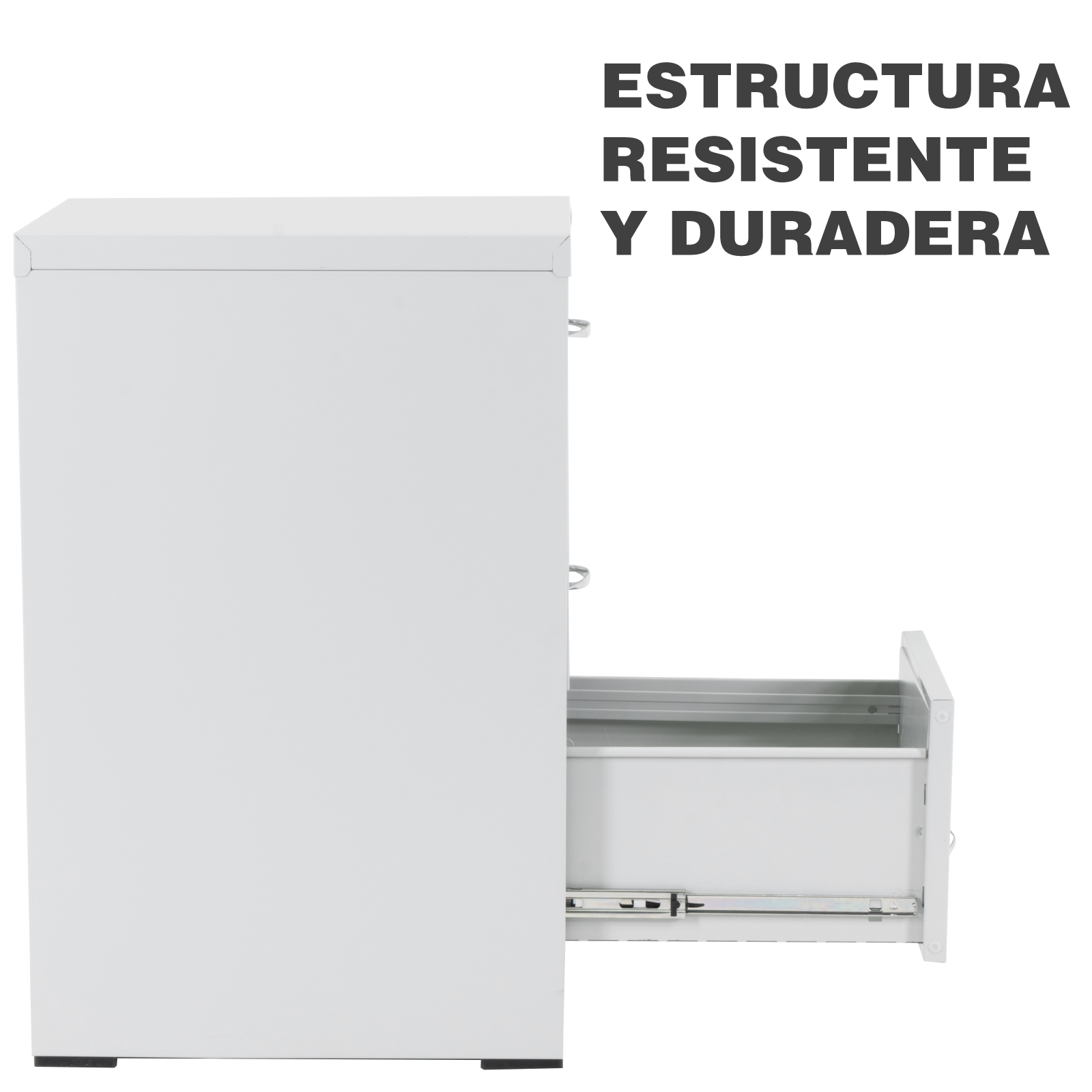 Archivero Vertical Metalico 2+1 Gavetas Tamaño Carta para Oficina, Mueble Organizador de Documentos con CerraduraArchivero metálico de 3 cajones para documentos tamaño carta y oficio.