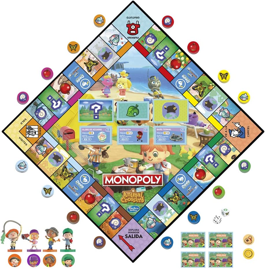 Monopoly  Edición Animal Crossing En Español Hasbro Gaming