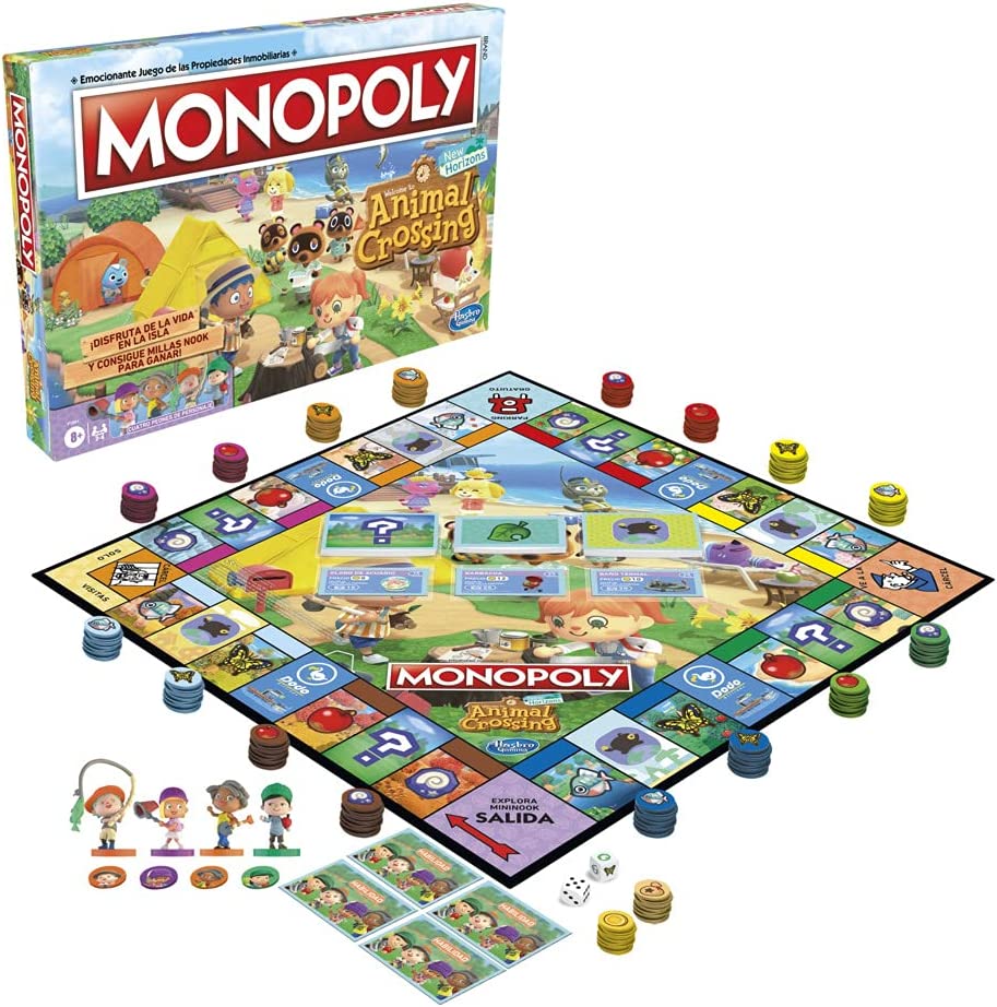 Monopoly  Edición Animal Crossing En Español Hasbro Gaming