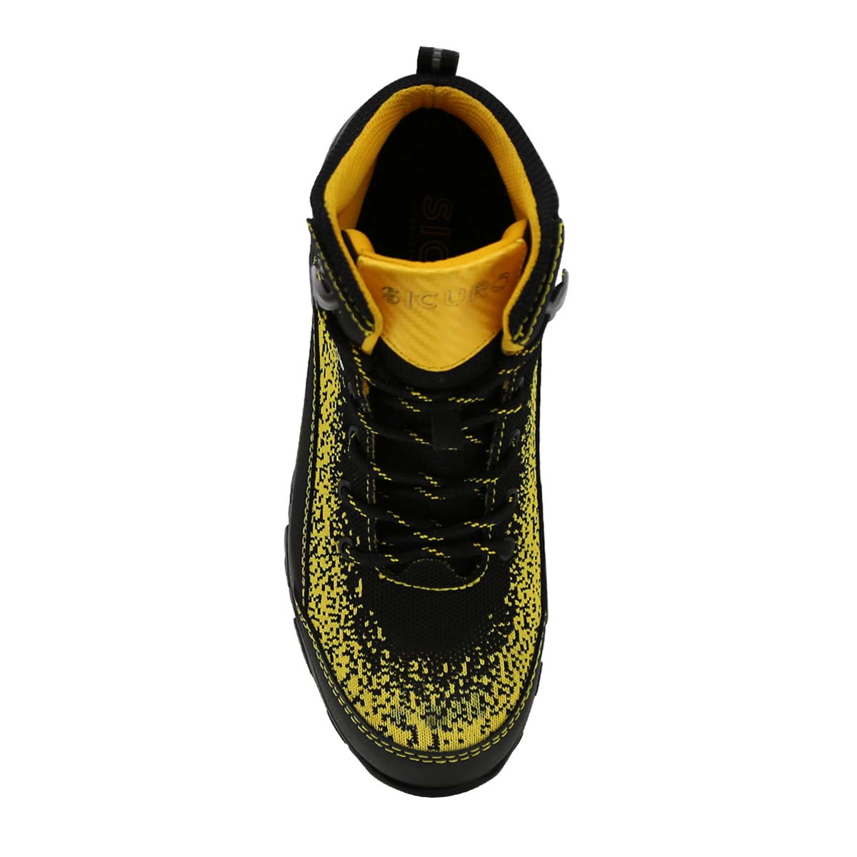 Bota De Seguridad Sicuro Forte SF88 Negro Amarillo Caballero