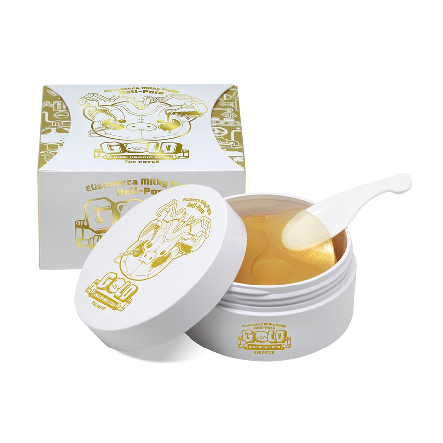 Milky Piggy Hell-Pore Gold Hyaluronic Acid Eye Patch | Parches para contorno de ojos