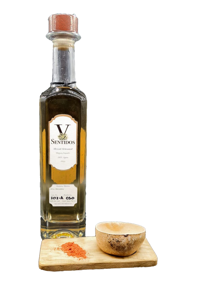 Mezcal Espadin Añejo V Sentidos 