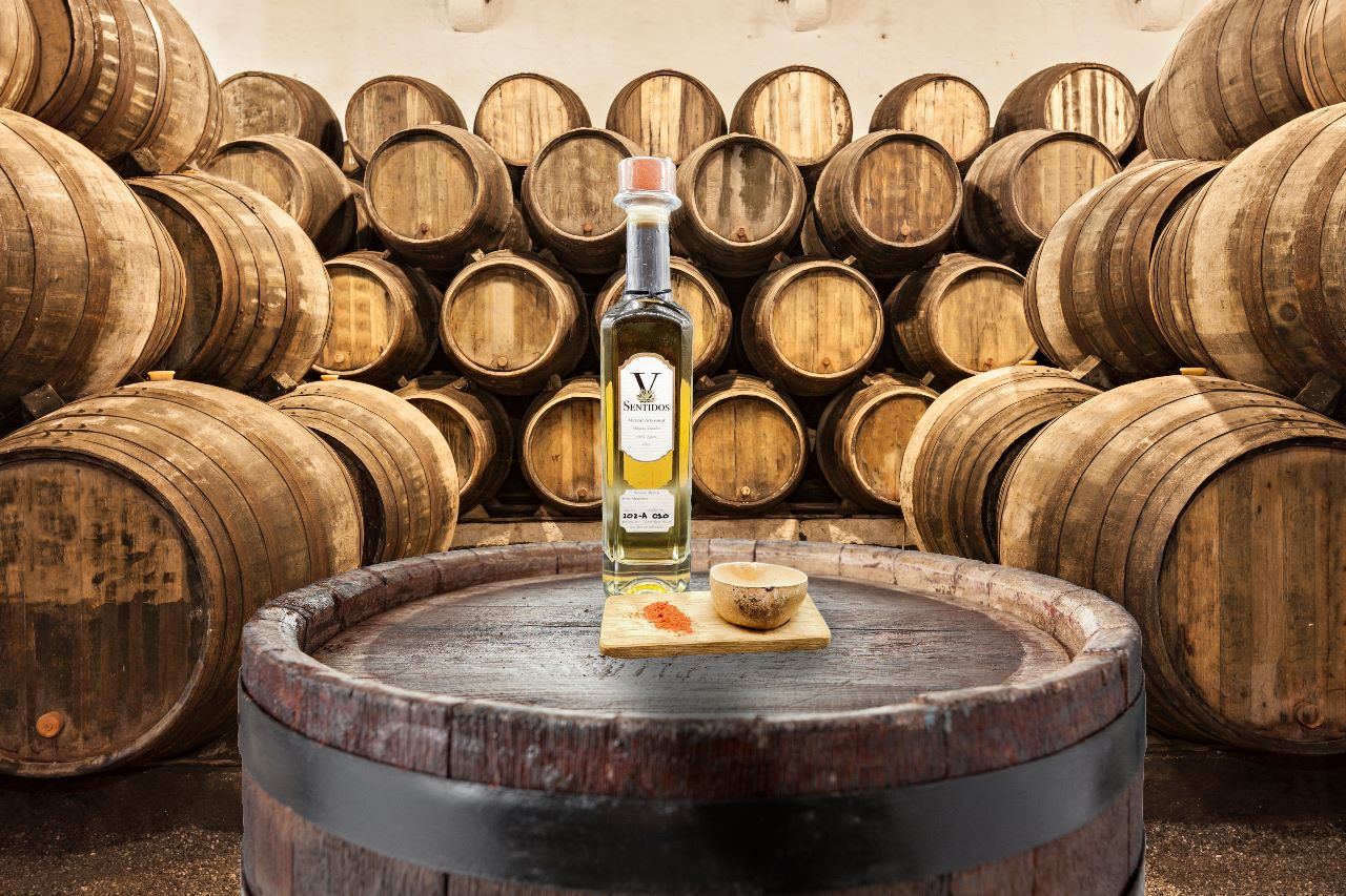 Mezcal Espadin Añejo V Sentidos 