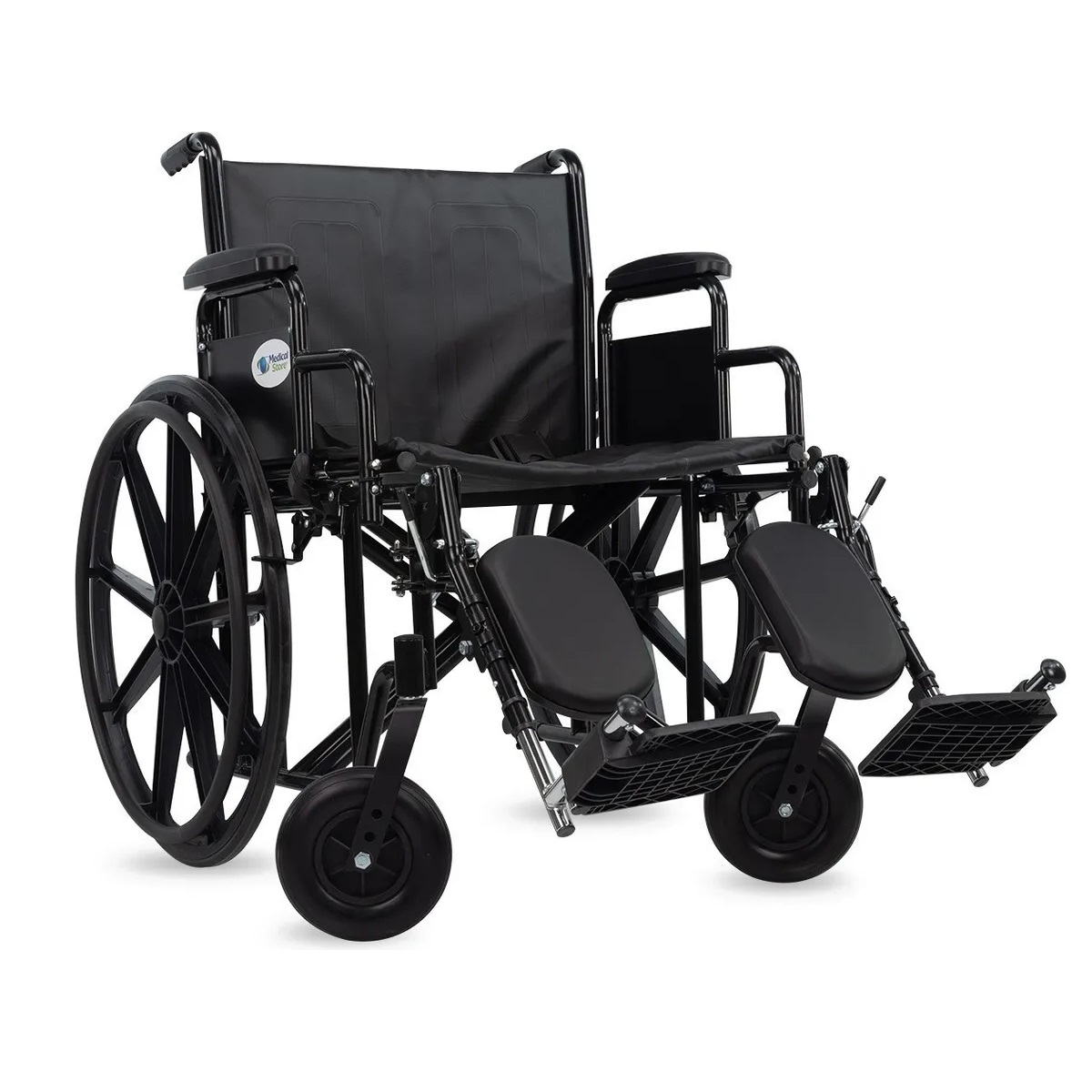 Silla De Ruedas Extra Grande Bariatrica Sobrepeso 22¨ con Elevapiernas