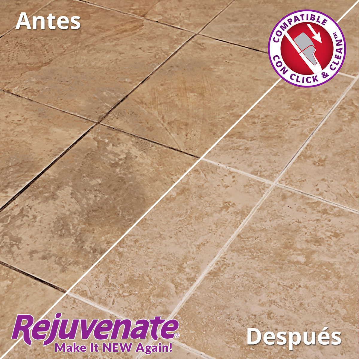 Limpiador Penetrante de Azulejos y Juntas TV OFERTAS Rejuvenate Quitamanchas y abrillanta Rejuvenate Grout Deep Cleaner 