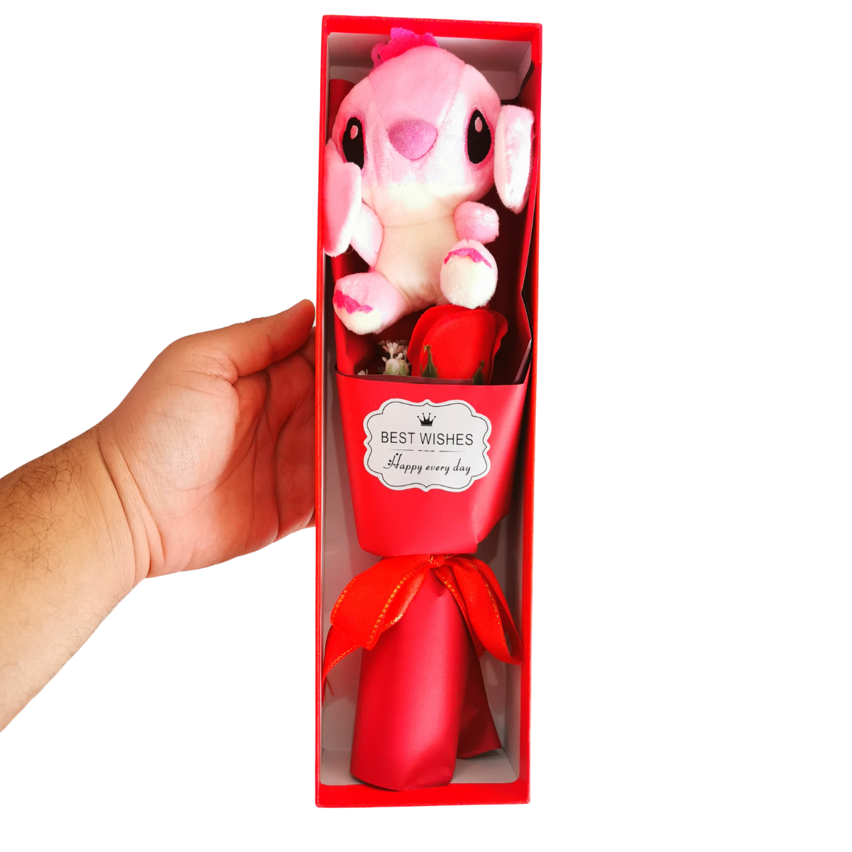 Ramo Stitch Azul Rosa 14 de Febrero Moda Mujer Hombre