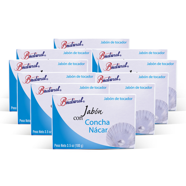 Jabón concha nácar (pack de 10)