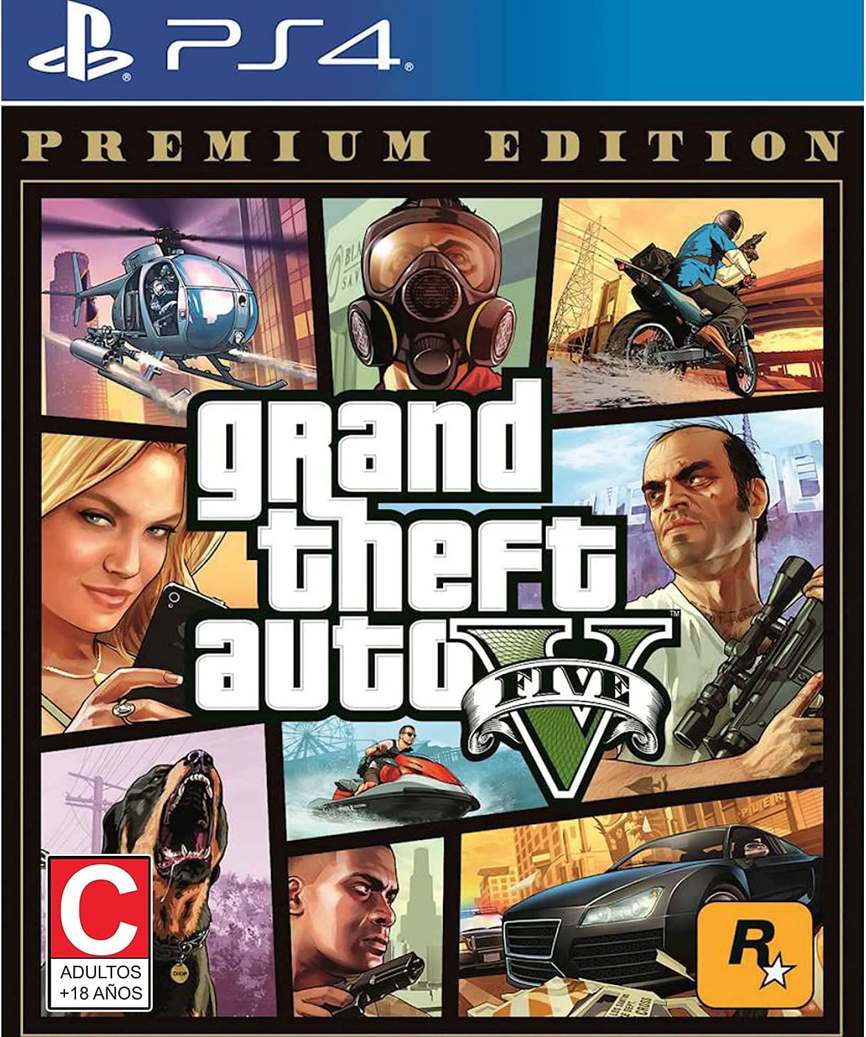 Grand Theft Auto V Premium Edition Compatible PS4 