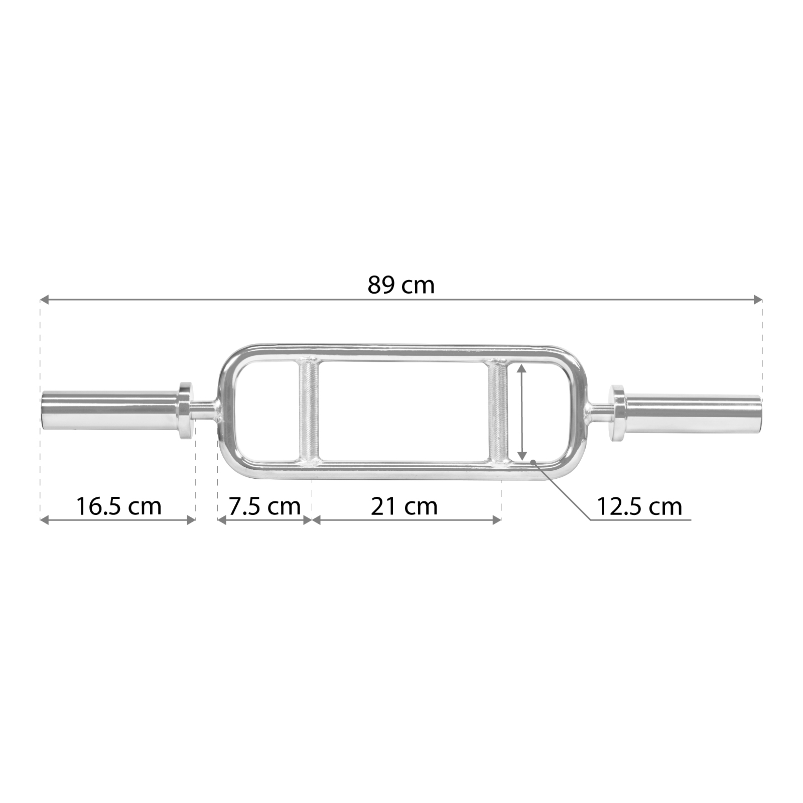 Barra Romana Olímpica Altera par triceps bicep