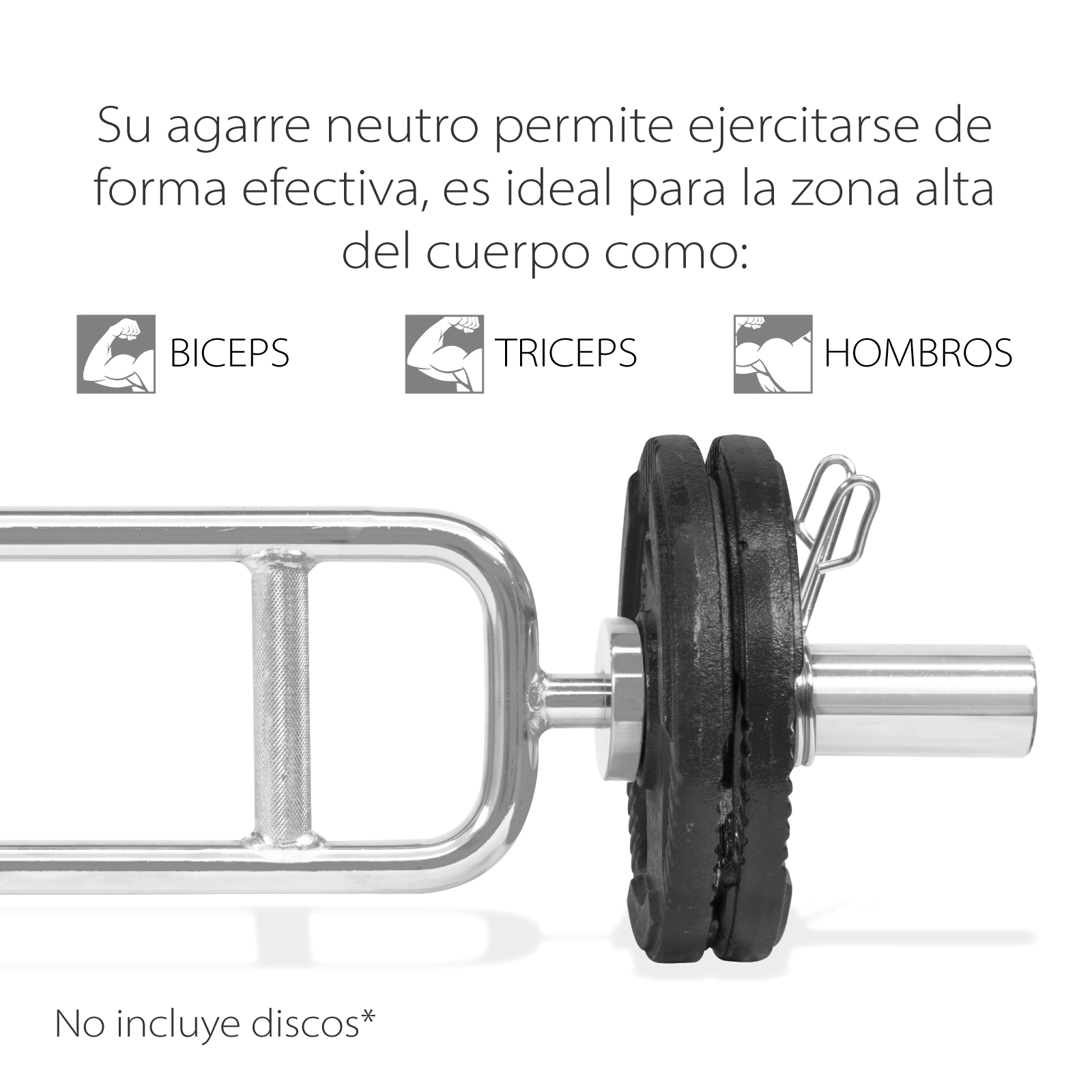 Barra Romana Olímpica Altera par triceps bicep