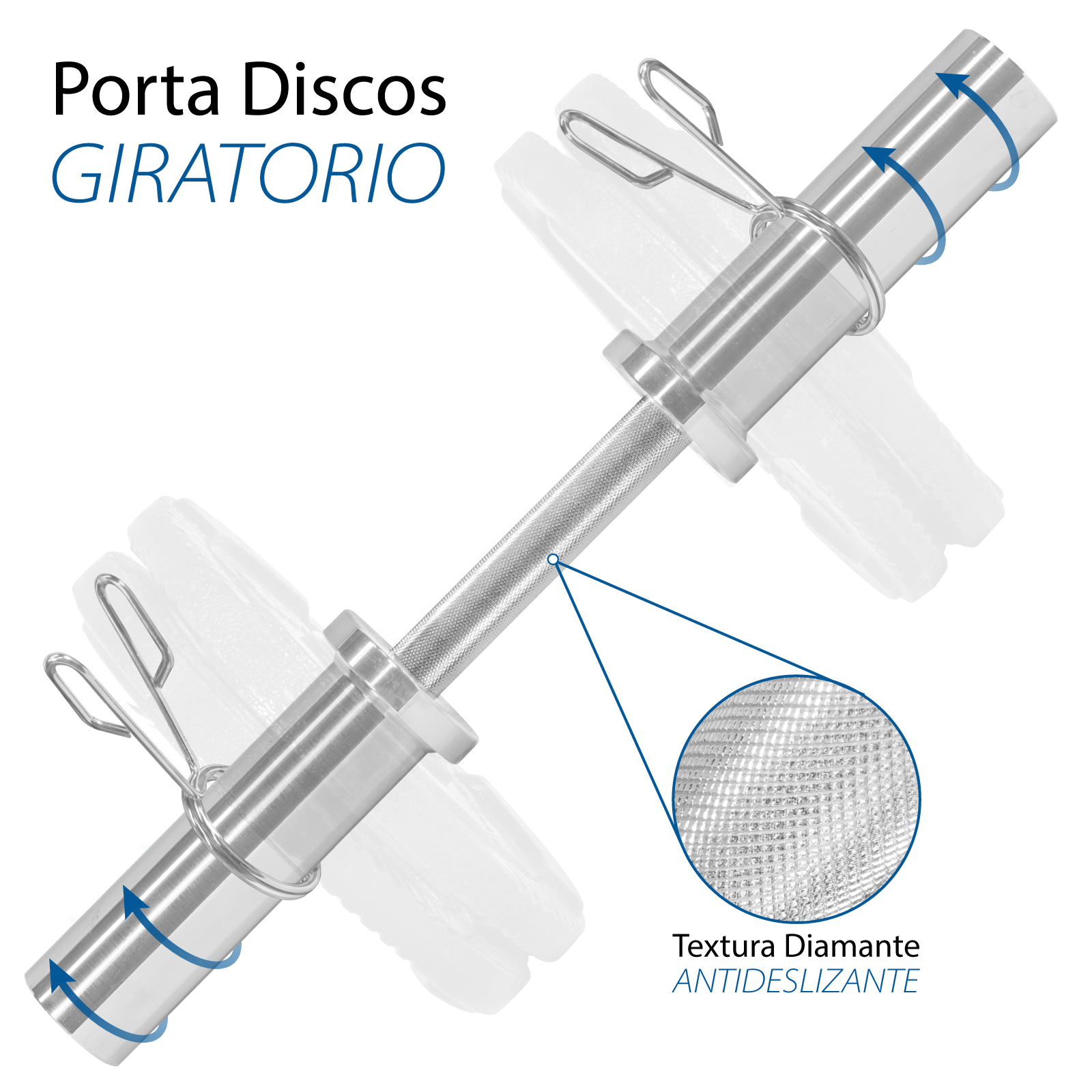 Barras De Mancuernas Olímpica Altera Para Pesa De 2 Pulgadas 