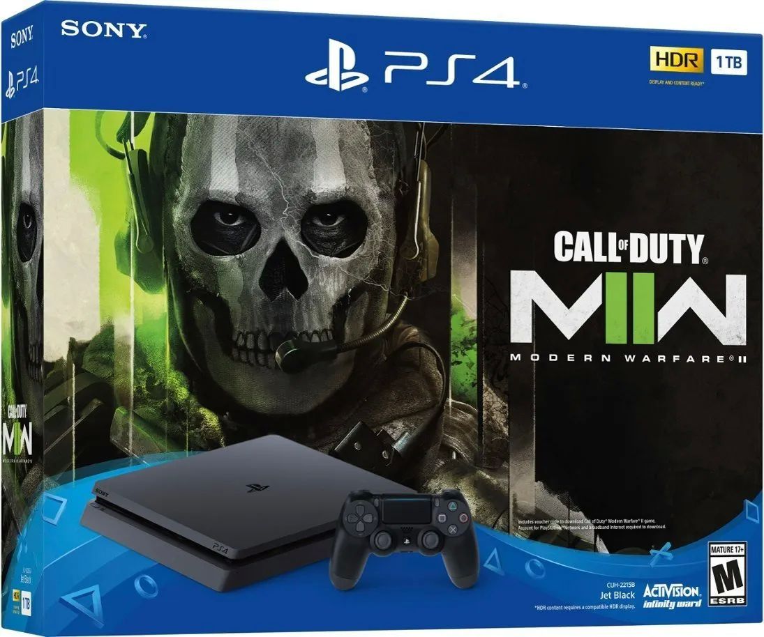 PS4 - Consola de Videojuegos Playstation 4 - Call of Duty Modern Warfare 2 Bundle.