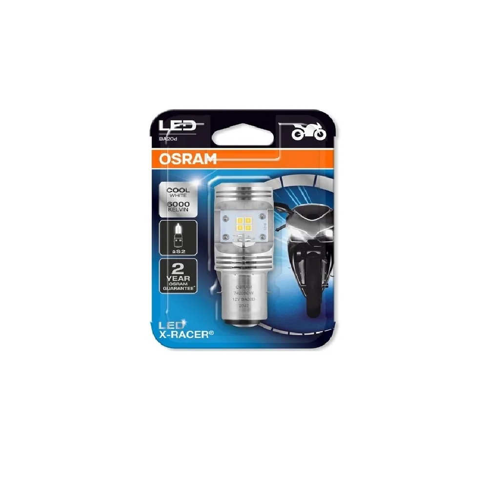 Foco Led S2 Osram Motocicleta Cool White 6000k Ba20d