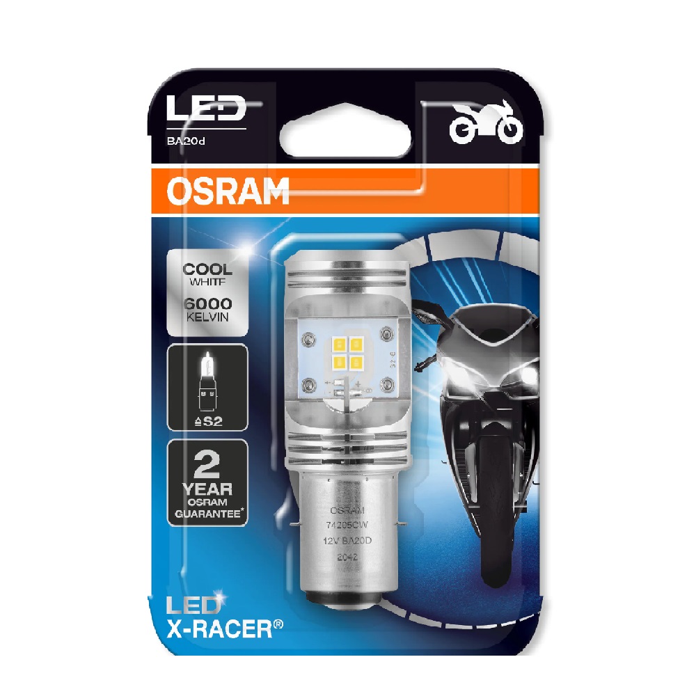 Foco Led S2 Osram Motocicleta Cool White 6000k Ba20d