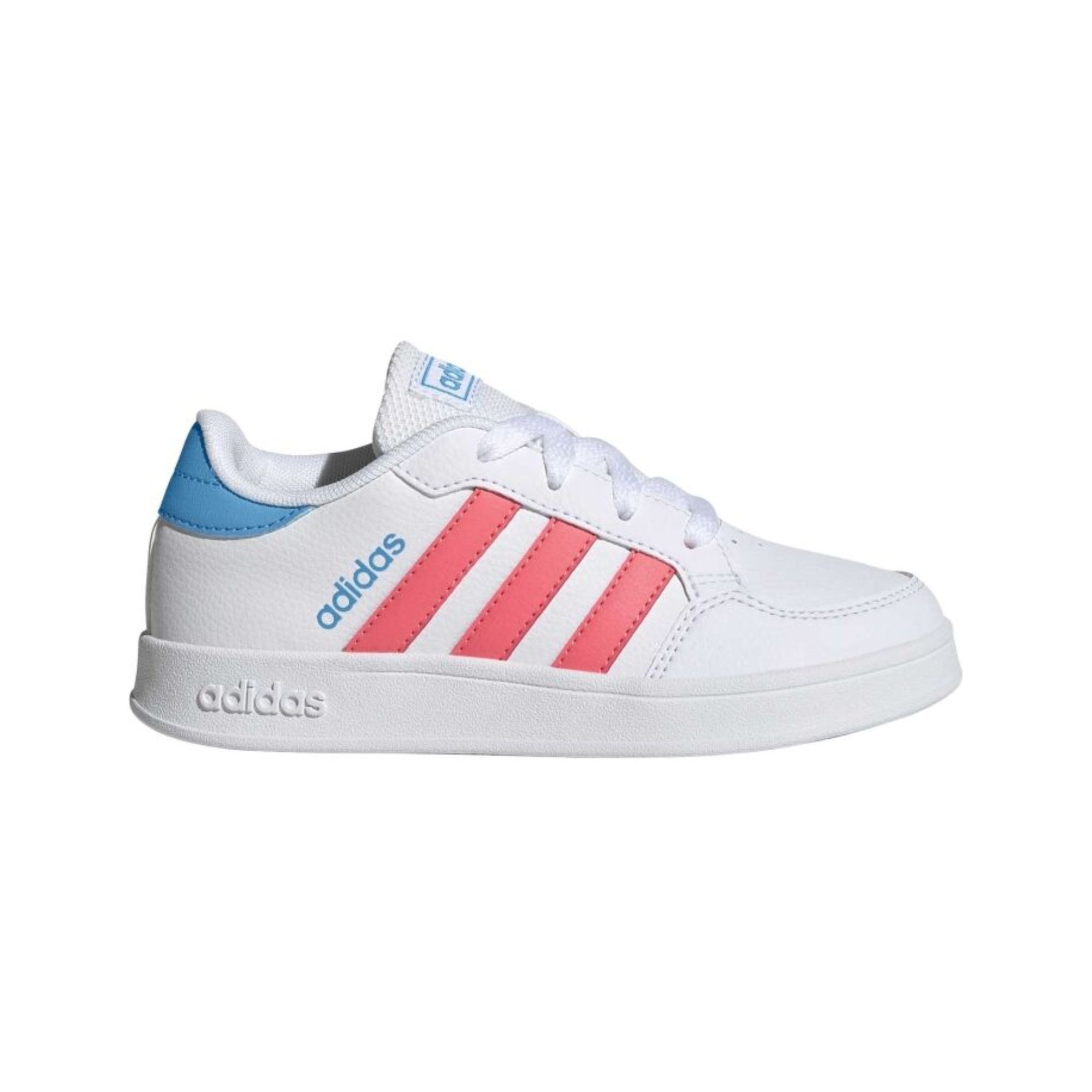 Tenis Adidas Breaknet K Blanco con Rosa Mujer Originales GY6015