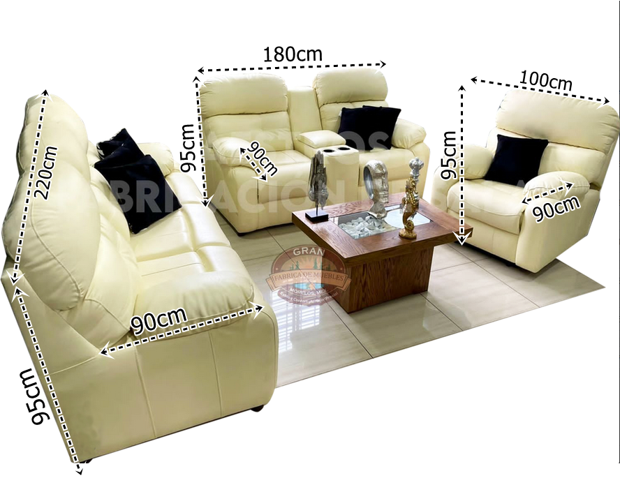 Sala 3 2 1 Medellin Con 1 Sillón Reposet