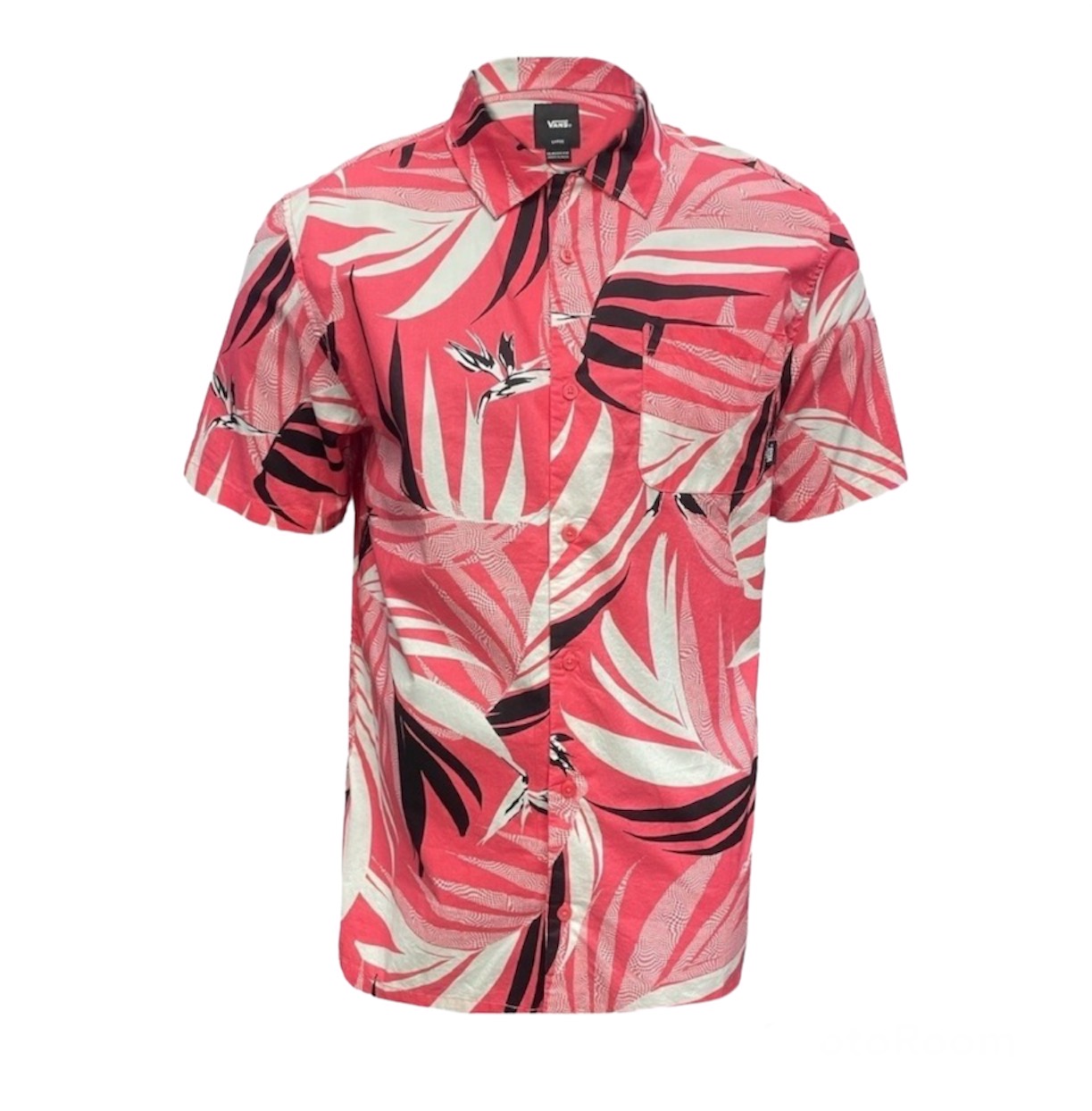 Camisa Vans Color Salmon De Caballero, Original