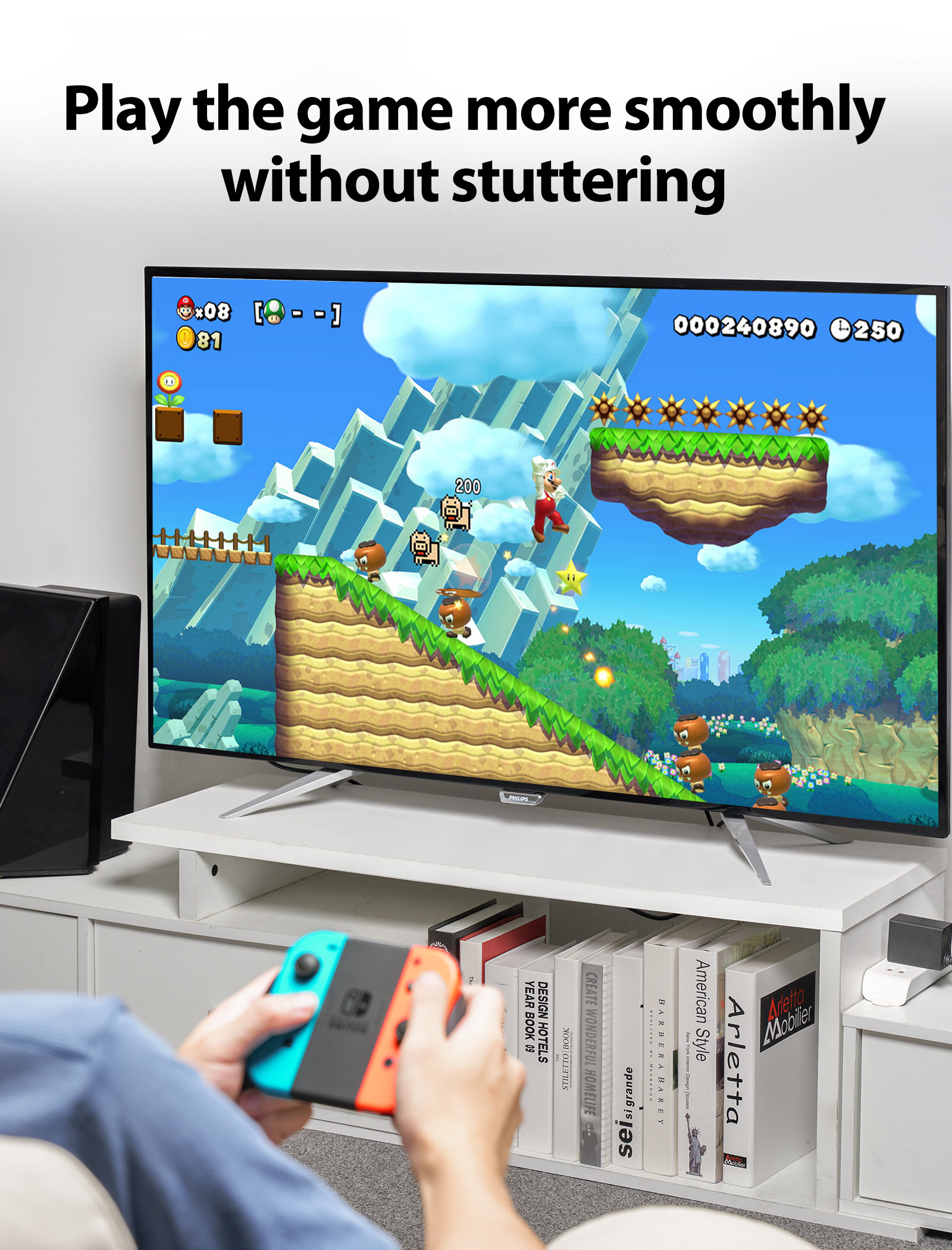 Cable Ethernet Vention Cat 8 Gigabit Reforzado Conector Rj45 2m