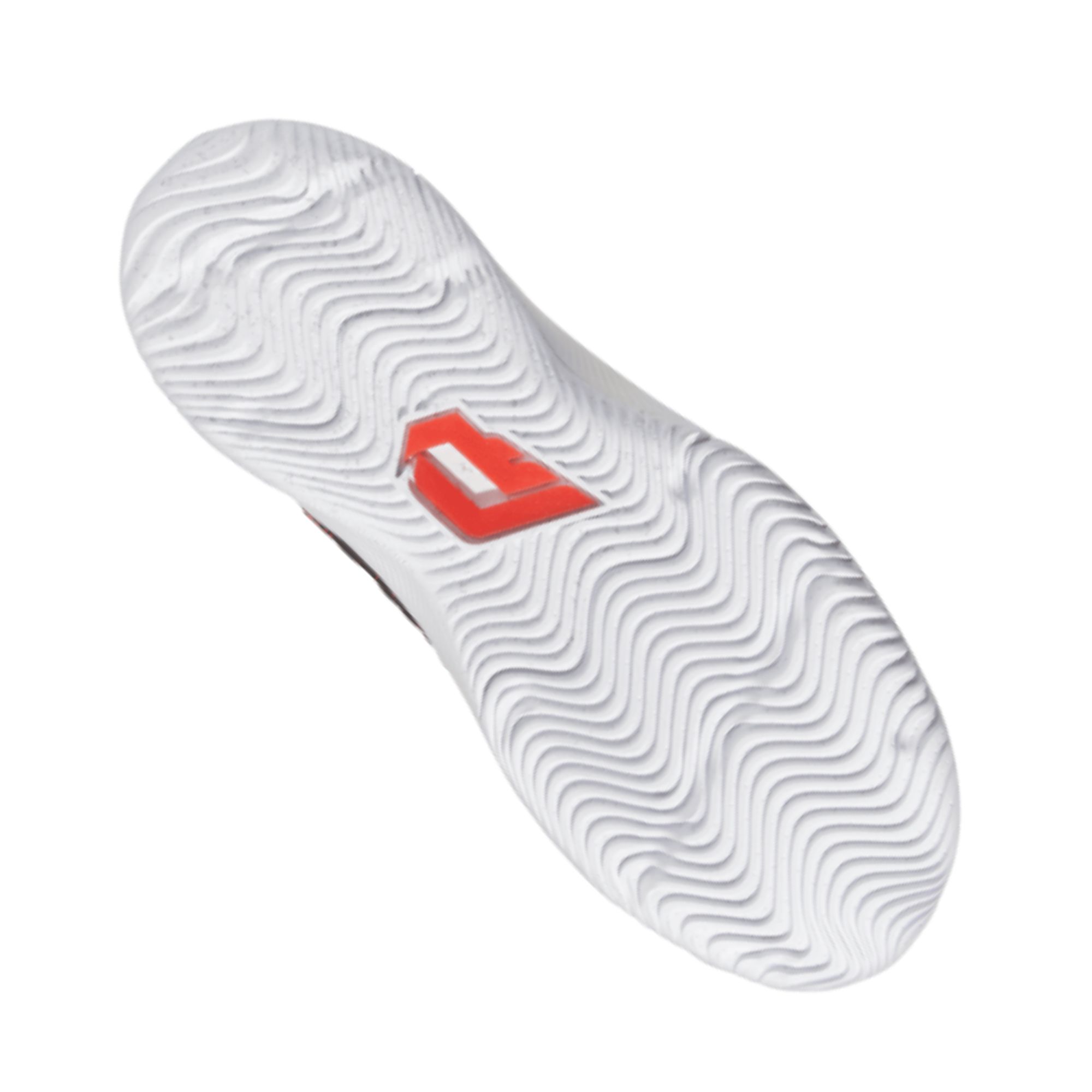 Tenis Adidas Dame Certified Basketball Blanco con Rojo Hombre Originales GY8965