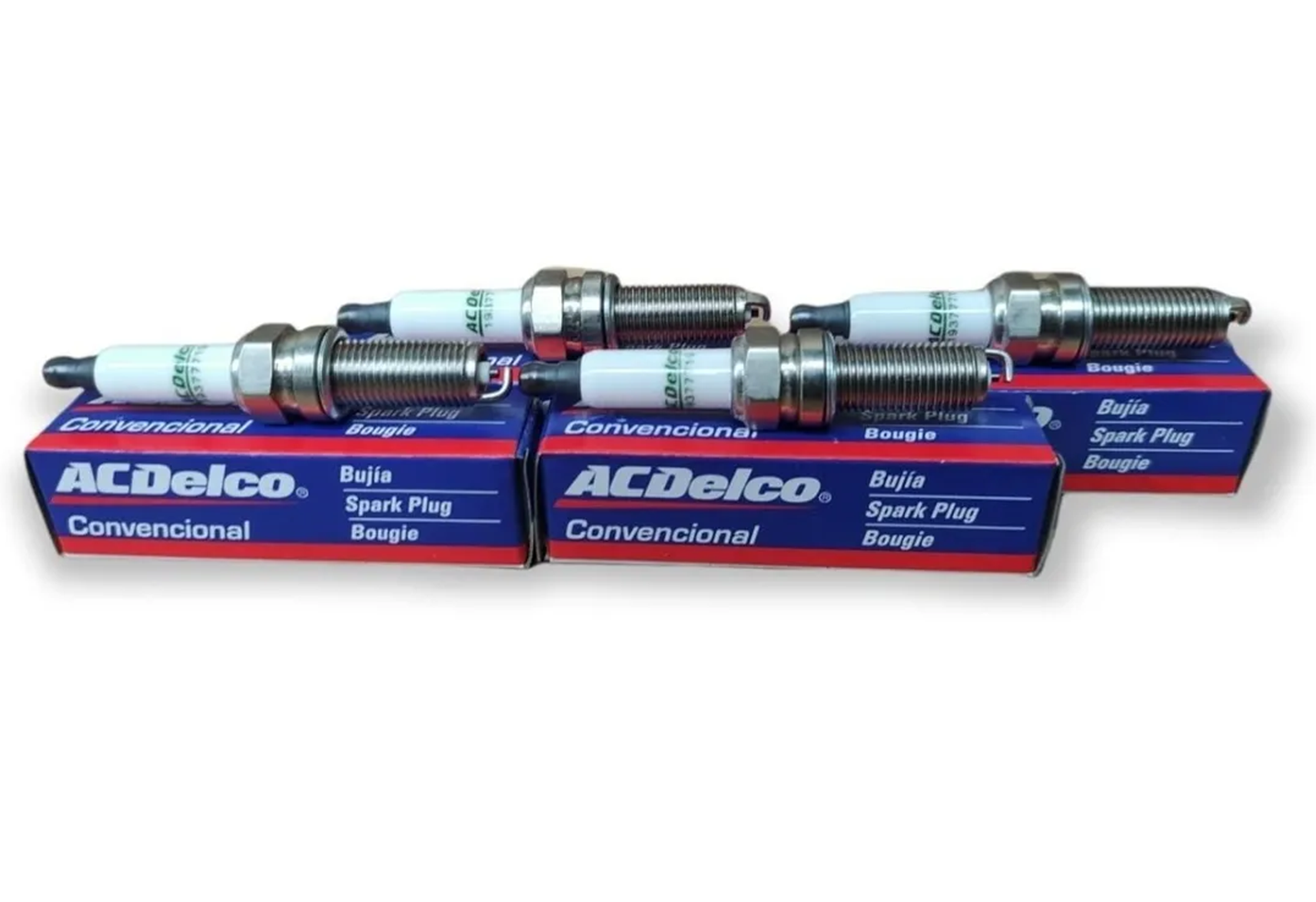 Bujías ACDelco Conv. Cavalier, Aveo L4 1.5 2018-2020