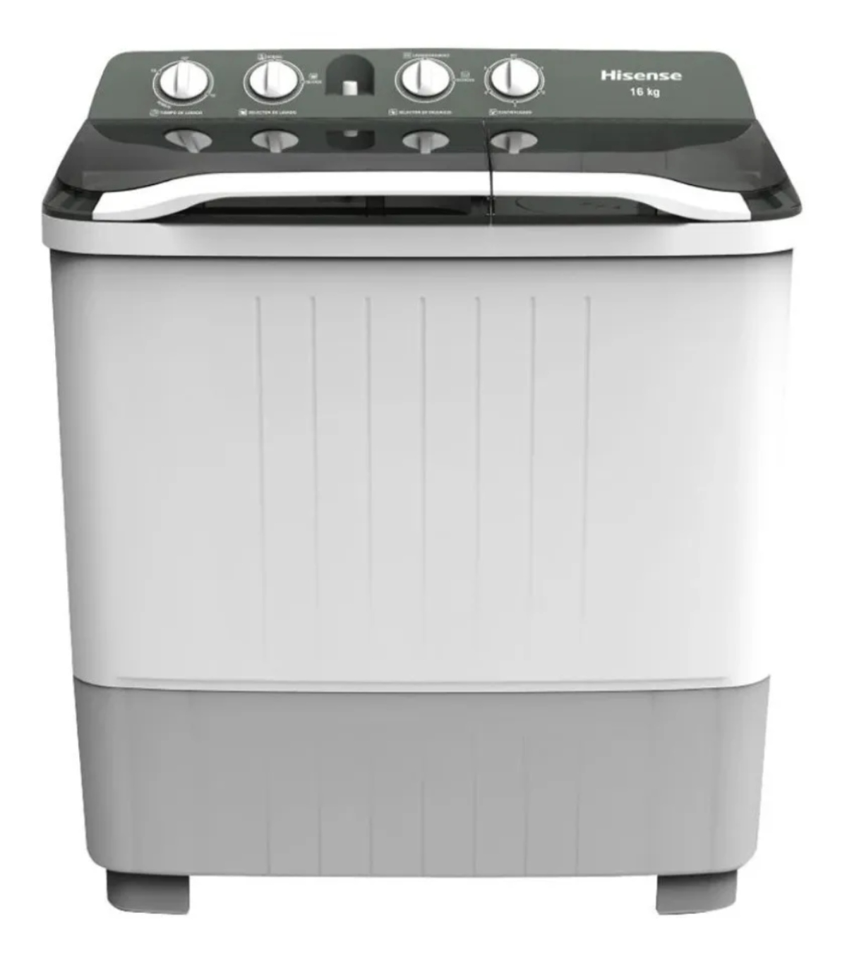 LAVADORA HISENSE WSA1604P 16KG DOS TINAS ALBY ENTREGA SÓLO VÁLIDA EN LA CIUDAD DE MÉXICO Y ZONA METROPOLITANA.