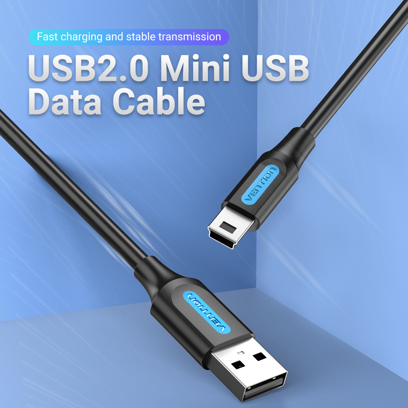 Cable Usb a Mini Usb Vention Datos Y Alimentación 50cm