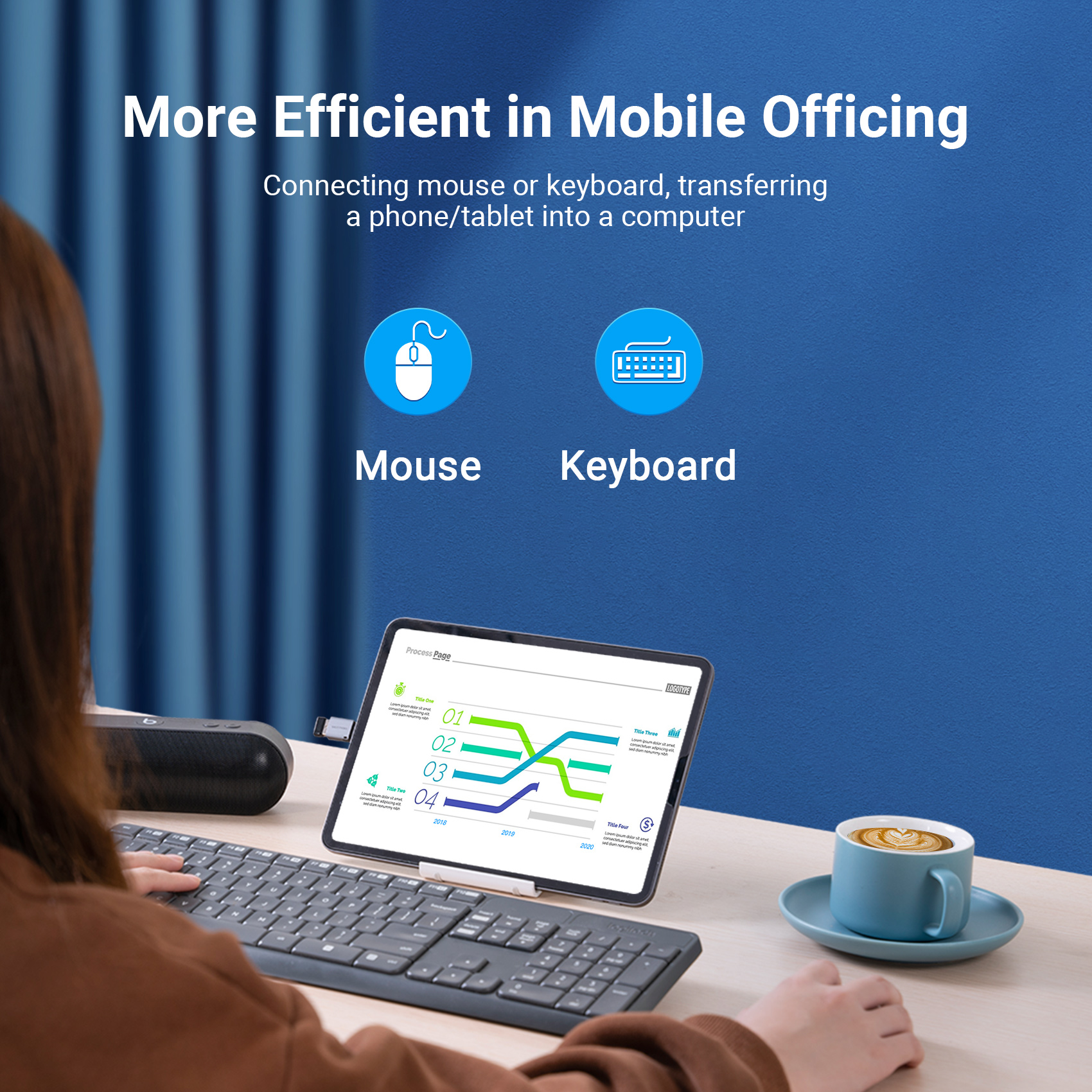 Adaptador Tipo C A Usb 3.0 Vention Convertidor Macho a Hembra OTG