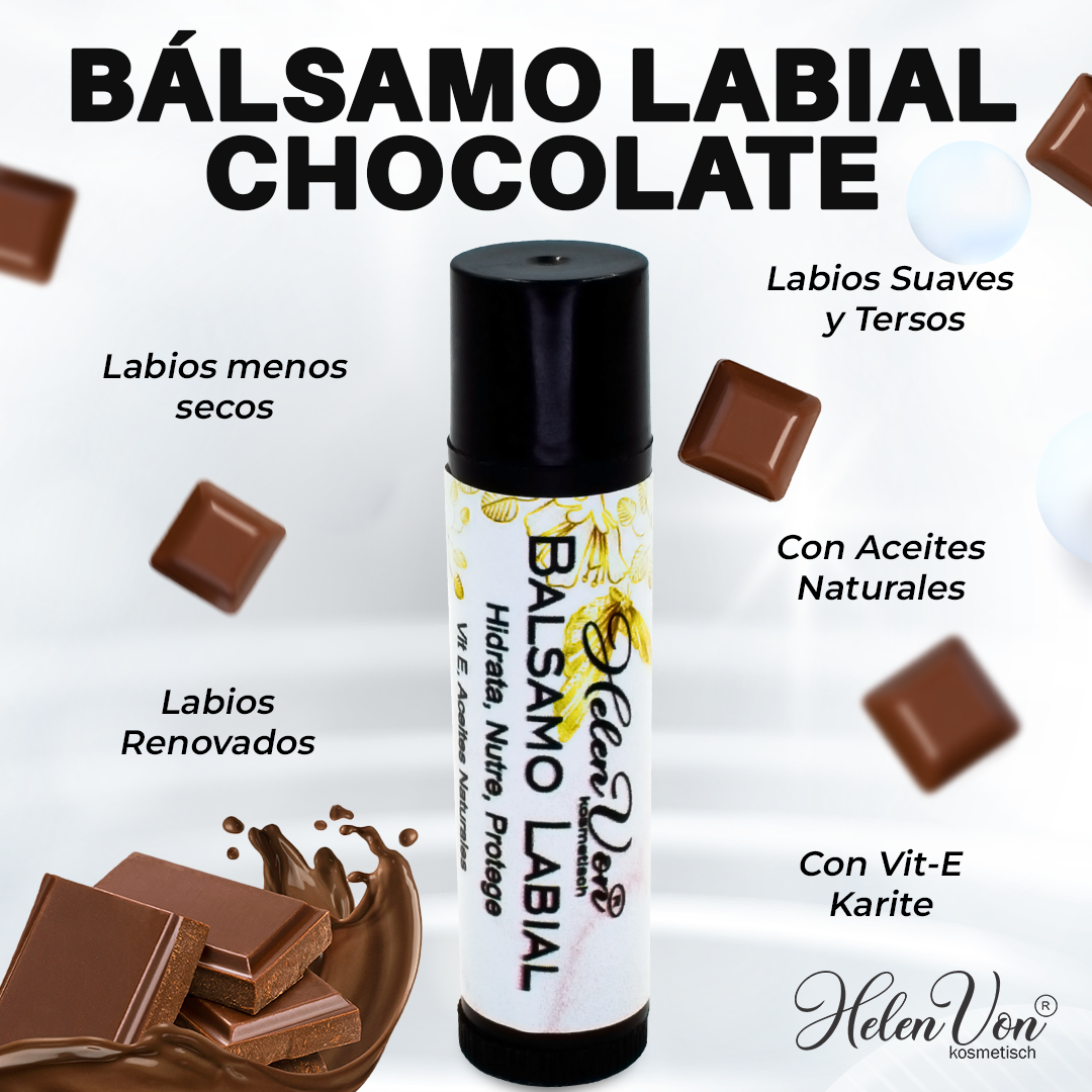 Balsamo Labial humectante e Hidratante Natural