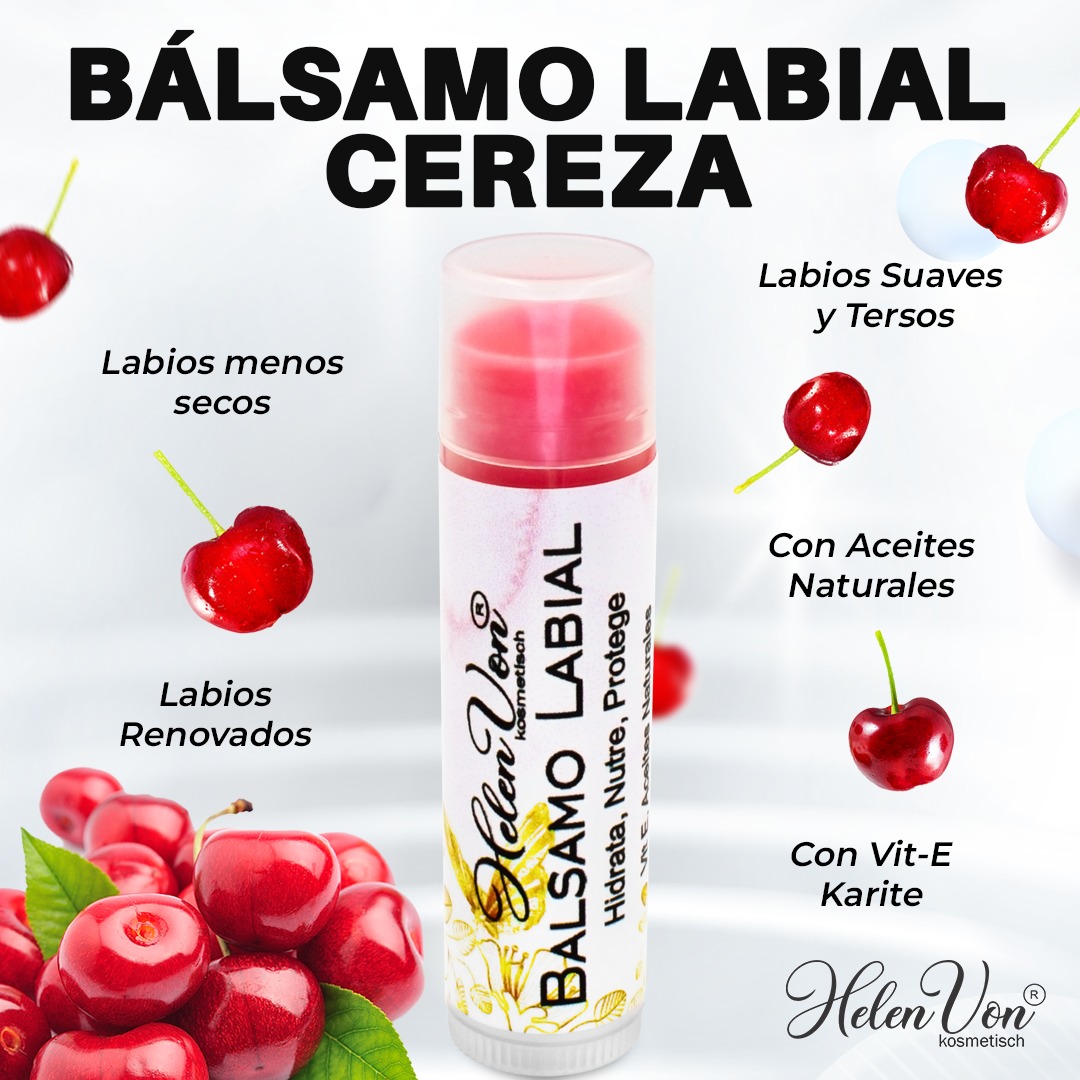 Balsamo Labial humectante e Hidratante Natural