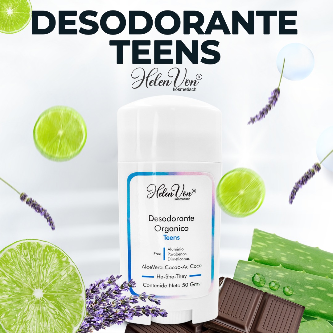 Desodorante Natural Para Teen´s de Citricos Organico