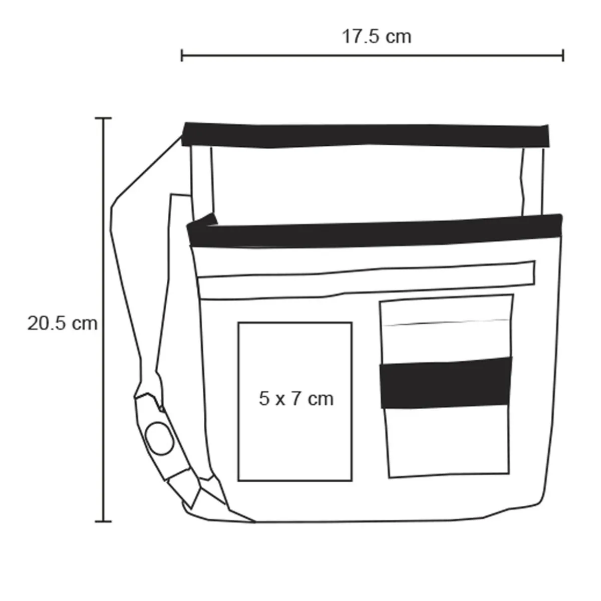 Cinturón Porta Herramientas Con Compartimentos.