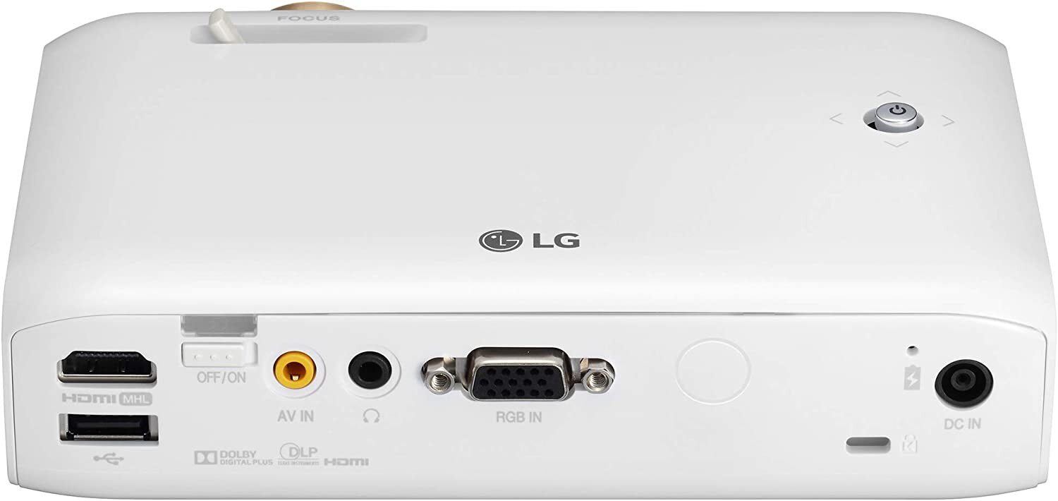 Videoproyector LG PH510 CineBeam LED Bateria Interna Incluida Bluetooth Sonido de Salida y Screen Share proyector