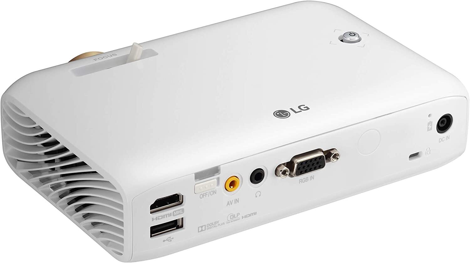 Videoproyector LG PH510 CineBeam LED Bateria Interna Incluida Bluetooth Sonido de Salida y Screen Share proyector