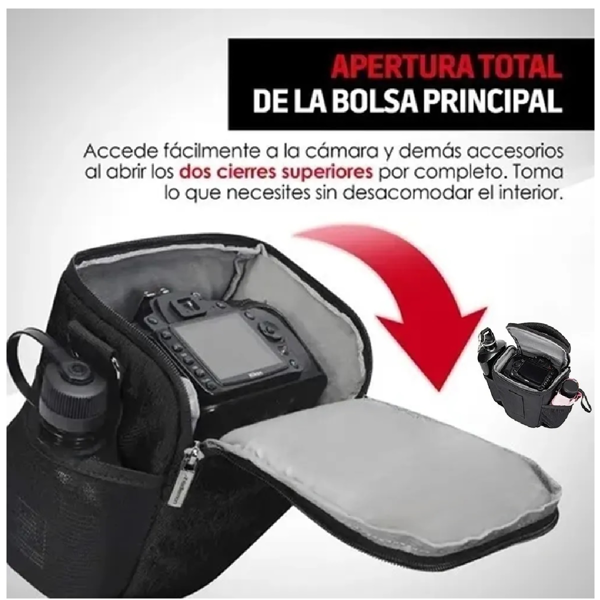 Mochila Para Camara Fotografica Funda Contra Agua