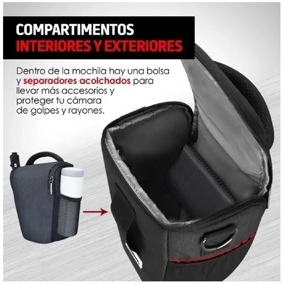 Mochila Para Camara Fotografica Funda Contra Agua