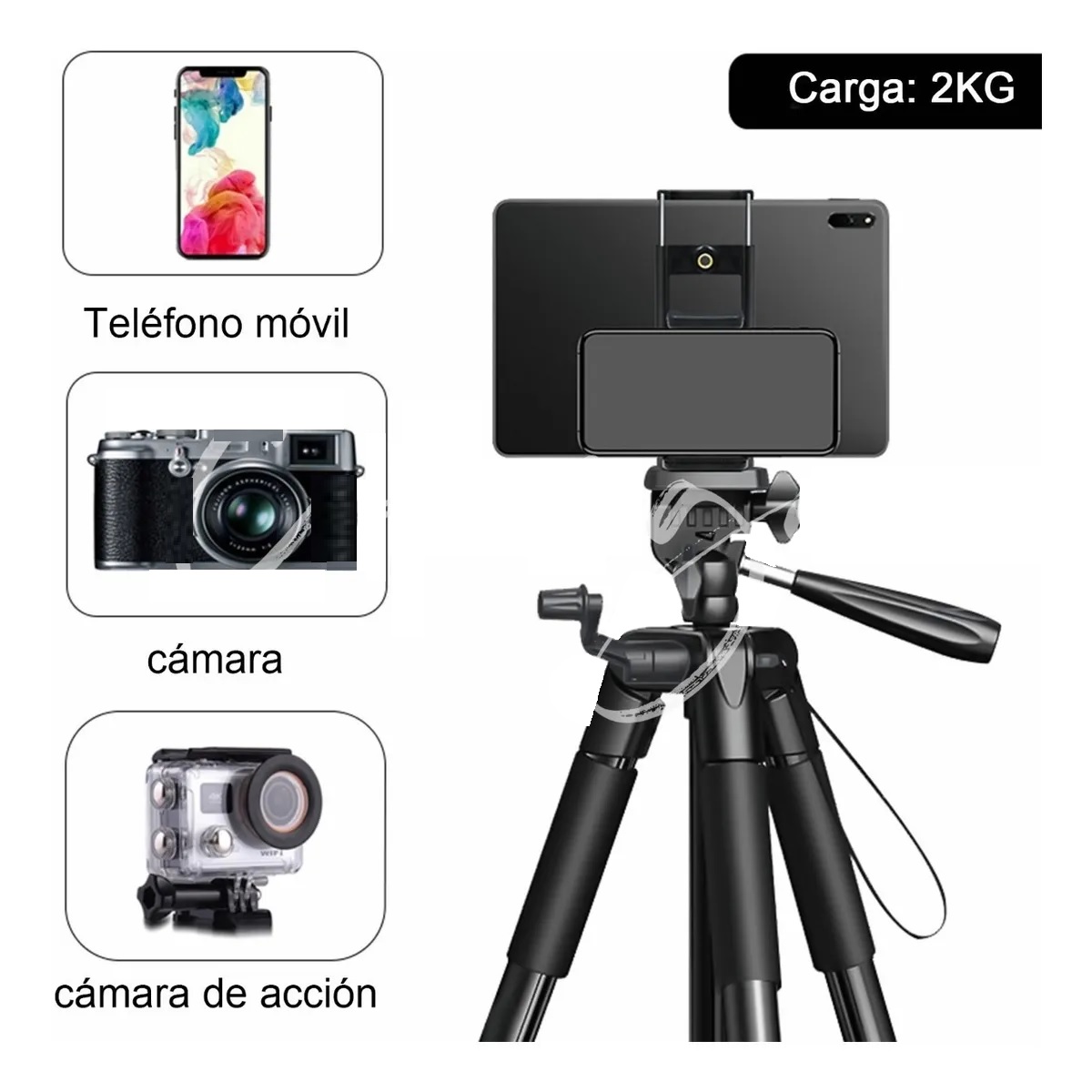 Tripie Para Fotografía Y Video Para Camaras