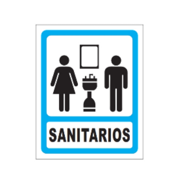 Letrero Sanitario Mixto En Serigrafia Marca IMPRIME Set 10 Pzas 20 X 25 Cm