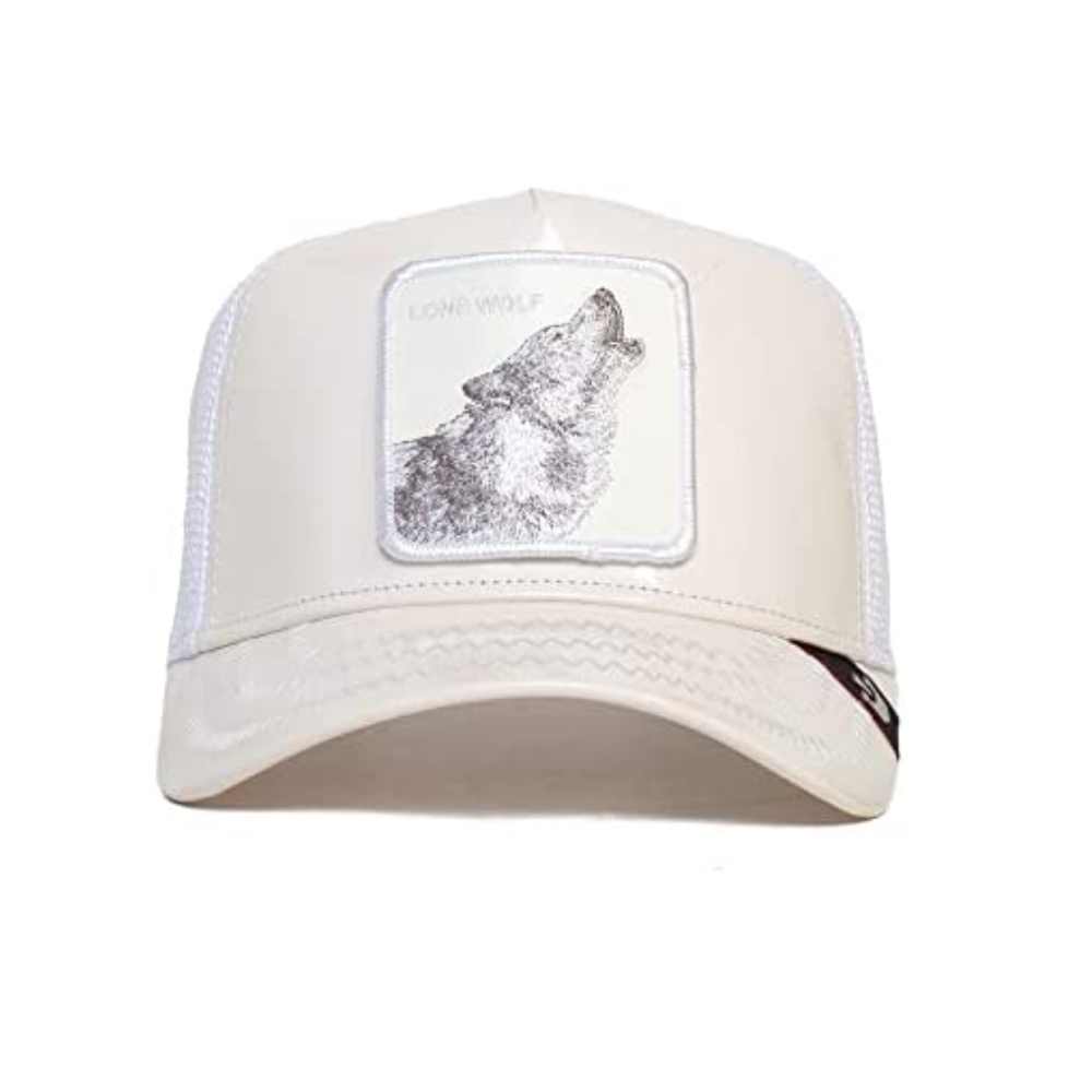 GORRA GOORIN BROS LONE WOLF BLANCO VINI PIEL 625435585