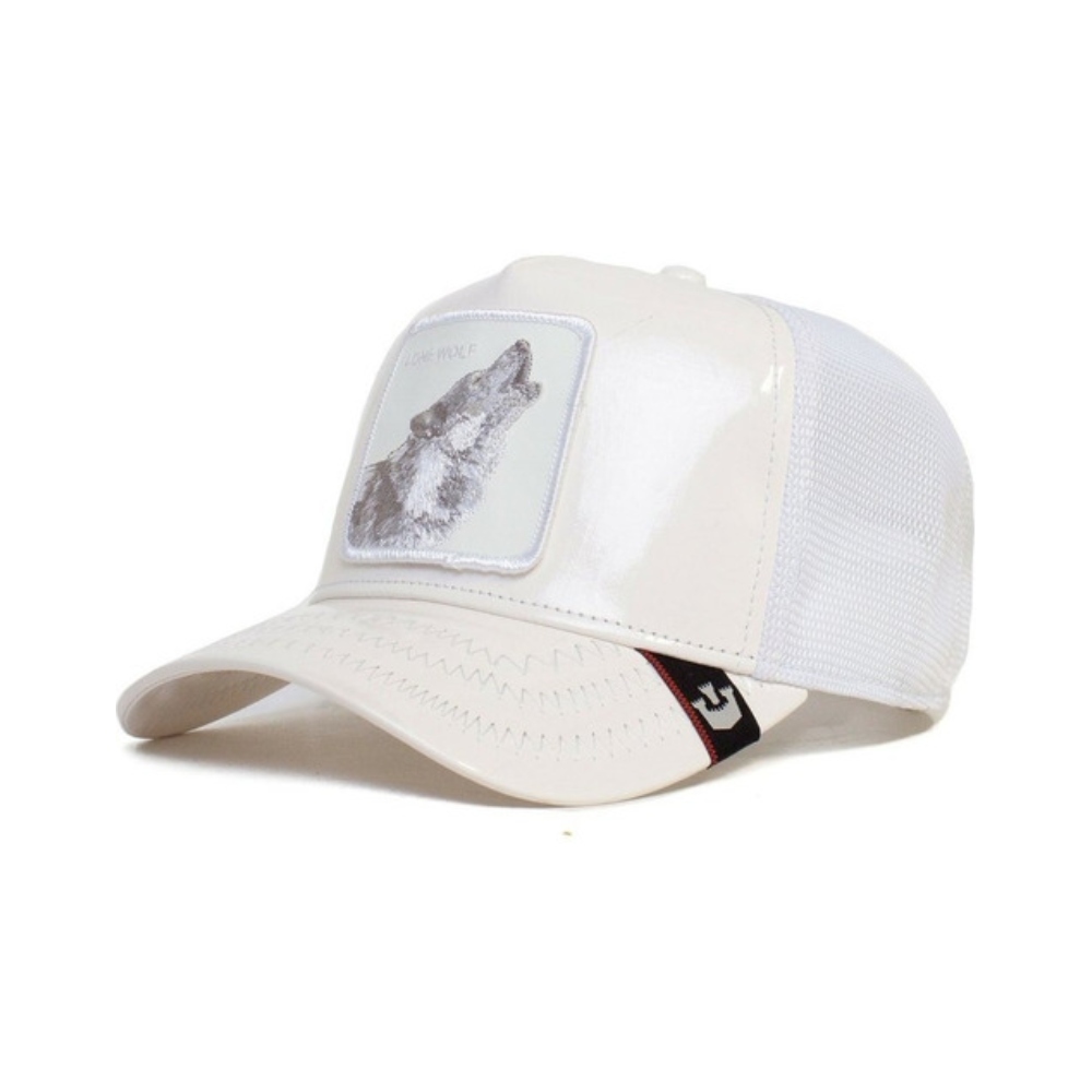GORRA GOORIN BROS LONE WOLF BLANCO VINI PIEL 625435585