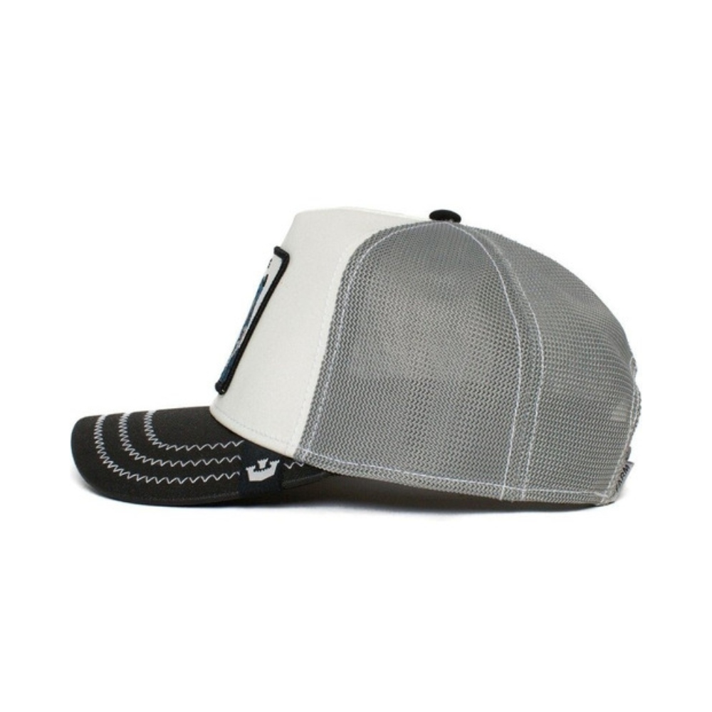 GORRA GOORIN BROS KING TIGER BLANCO VINI PIEL 625471088